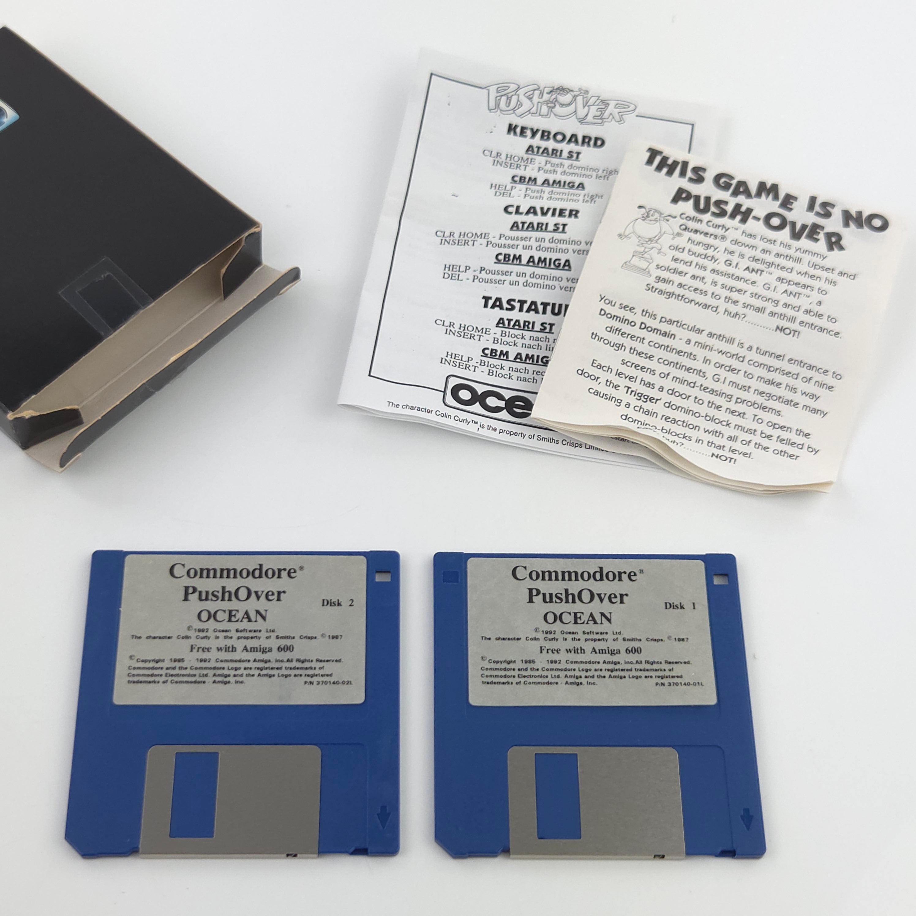 Commodore Amiga Spiel – This Game is no Push-Over OVP