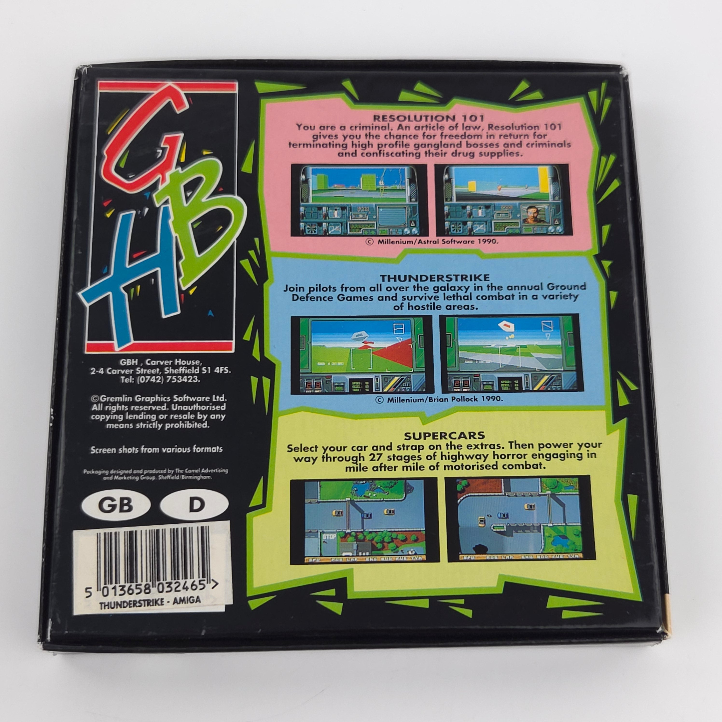 Commodore Amiga Spiel – Thunderstrike (OVP CIB)