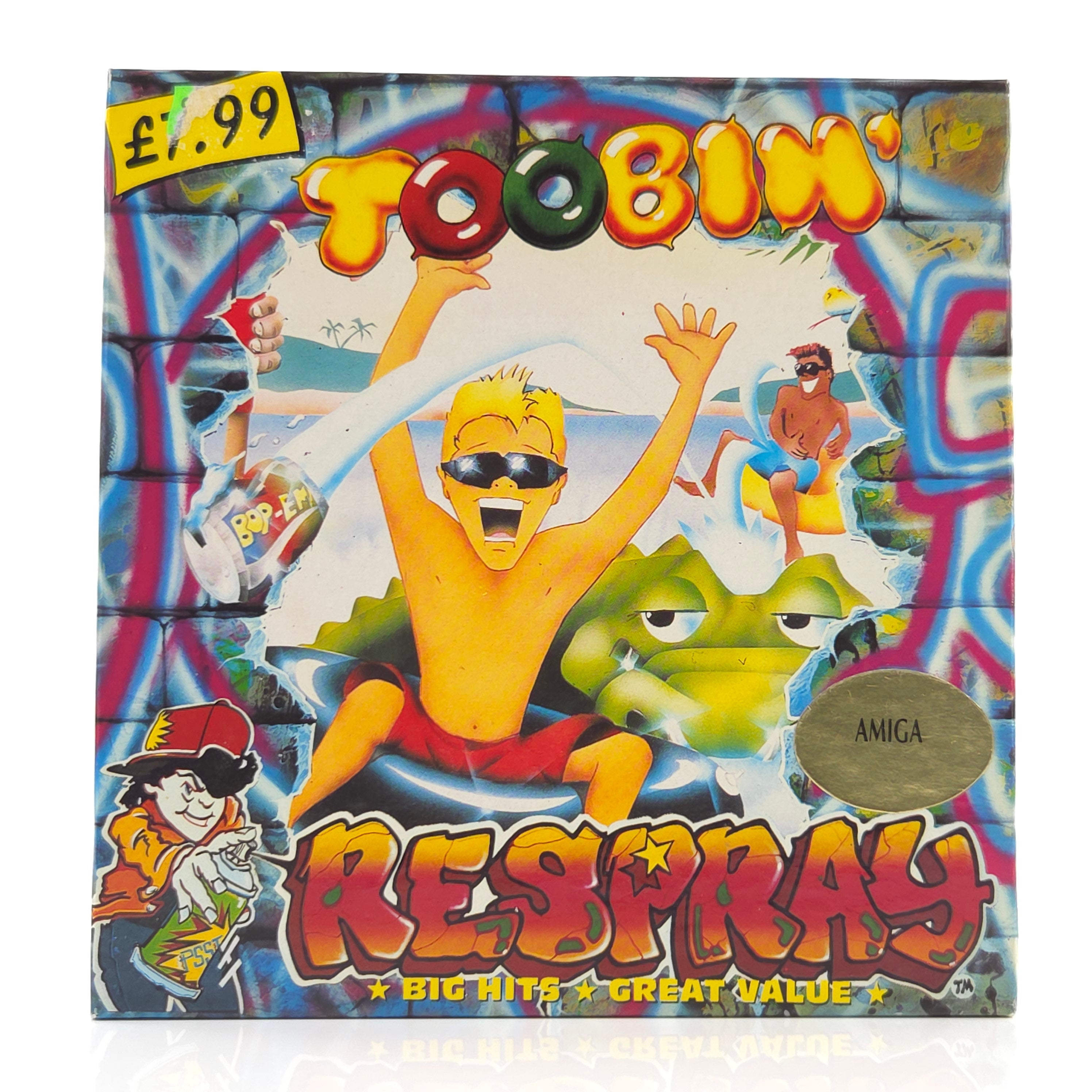 Commodore Amiga Spiel – Toobin Respray (OVP)