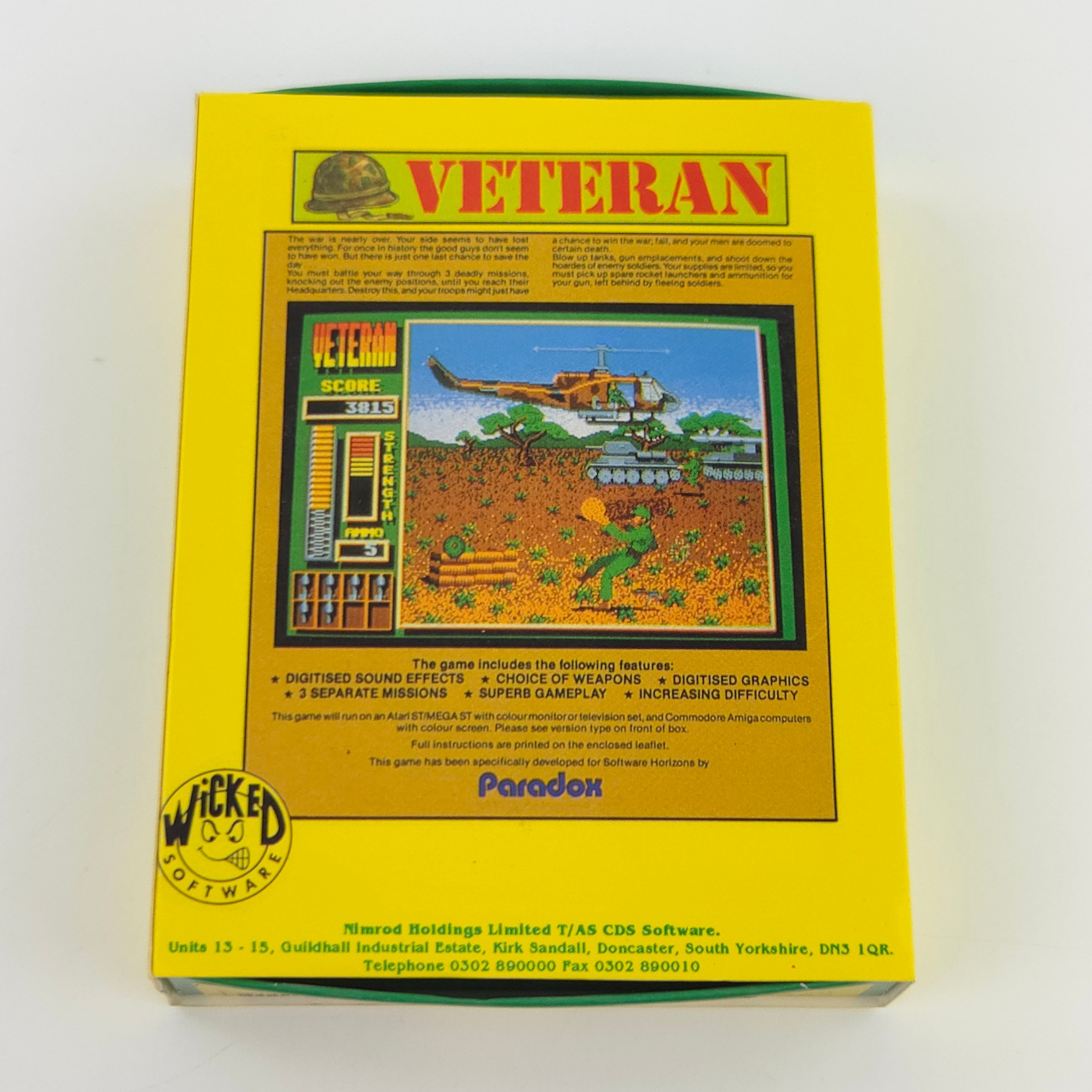 Commodore Amiga Spiel – Veteran (OVP PAL)
