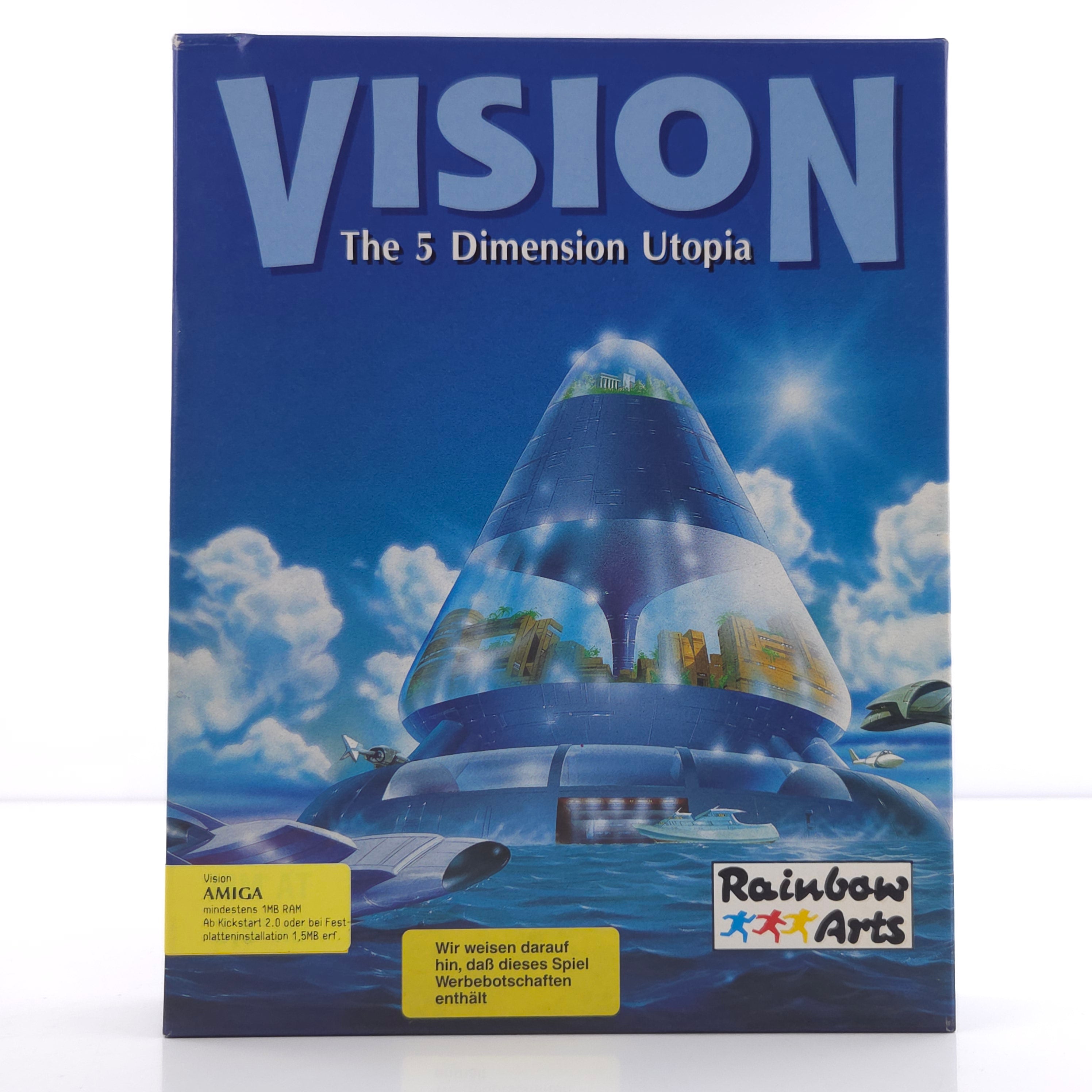 Commodore Amiga Spiel Vision The 5 Dimension Utopia OVP
