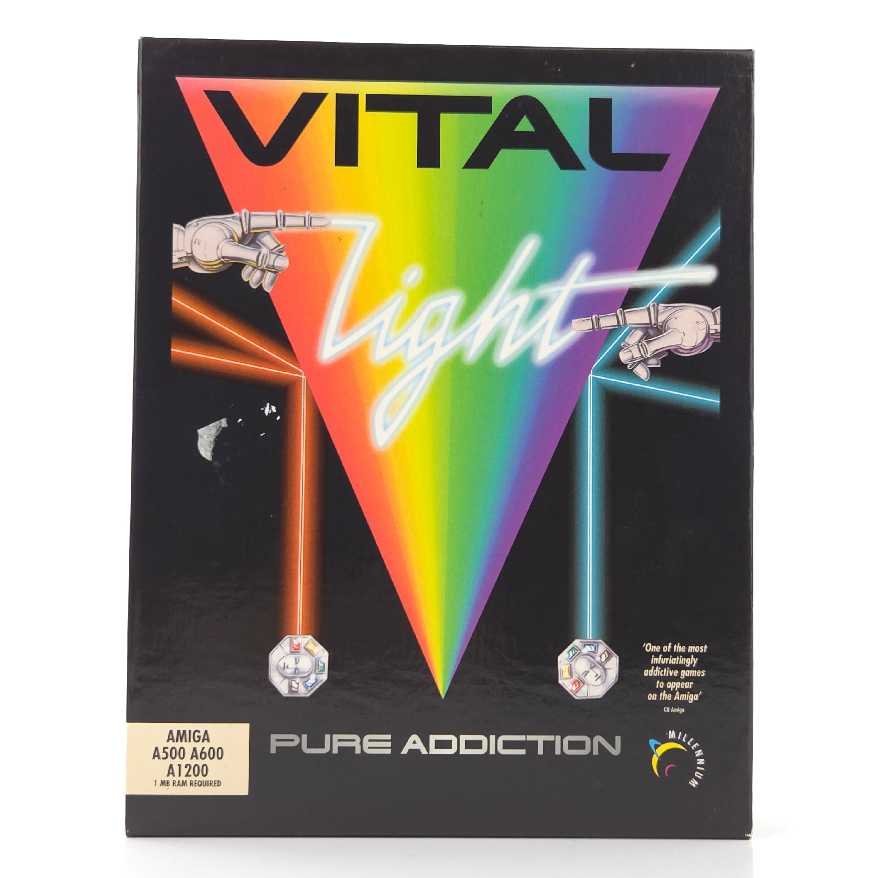 Commodore Amiga Spiel Vital Light Big Box OVP PAL Disk