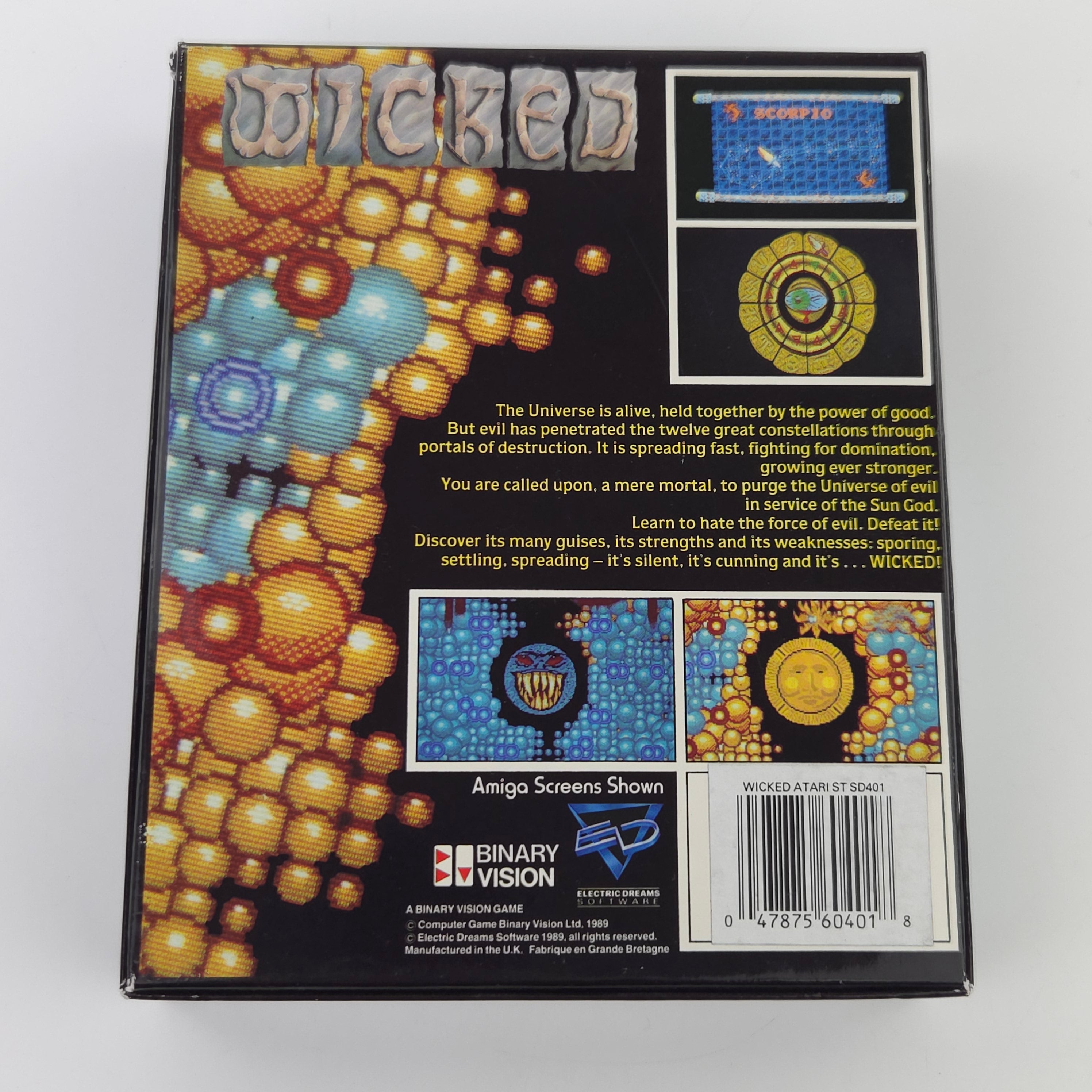 Commodore Amiga Spiel – Wicked (OVP CIB PAL)