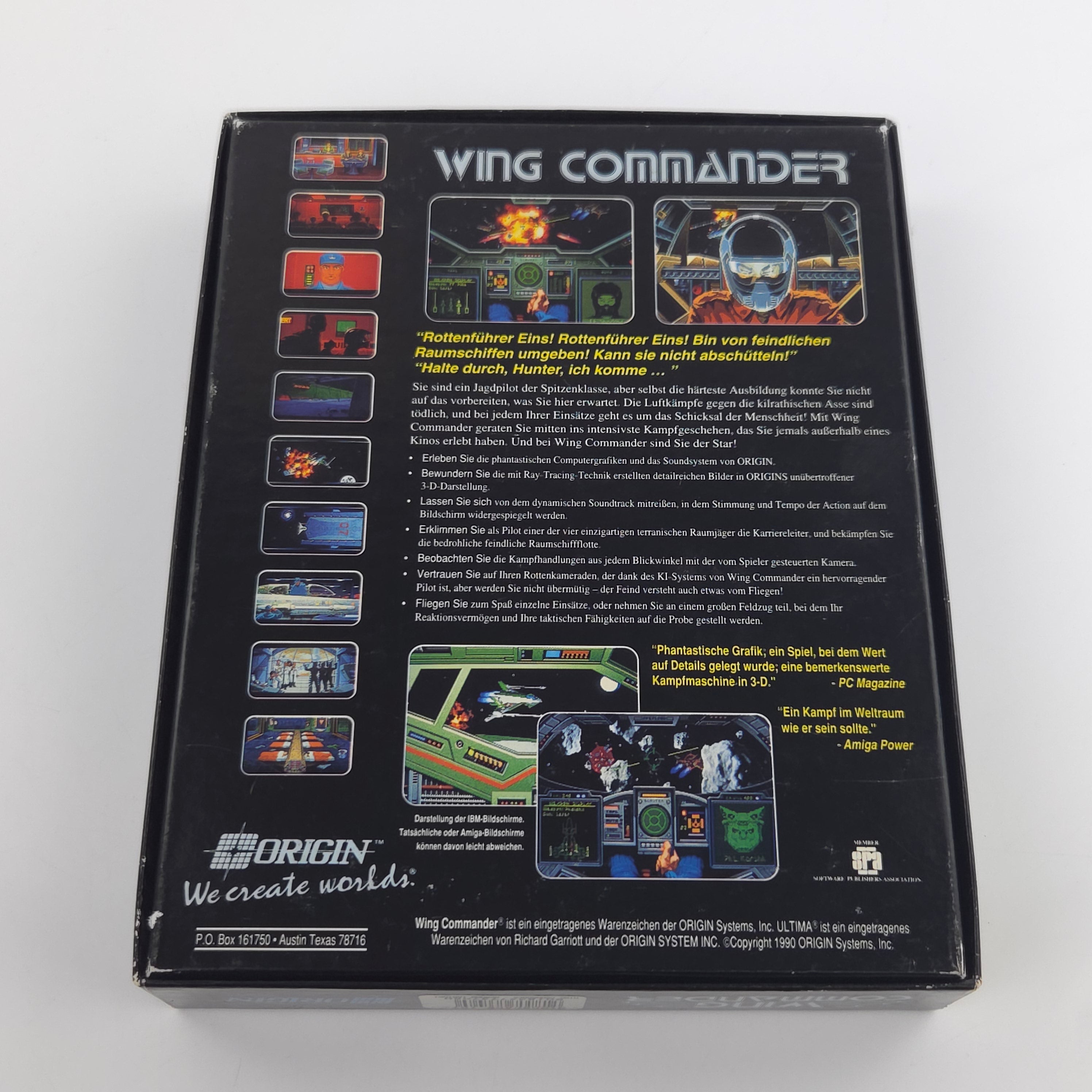 Amiga Spiel Wing Commander 3D Raumkampf Big Box OVP PAL