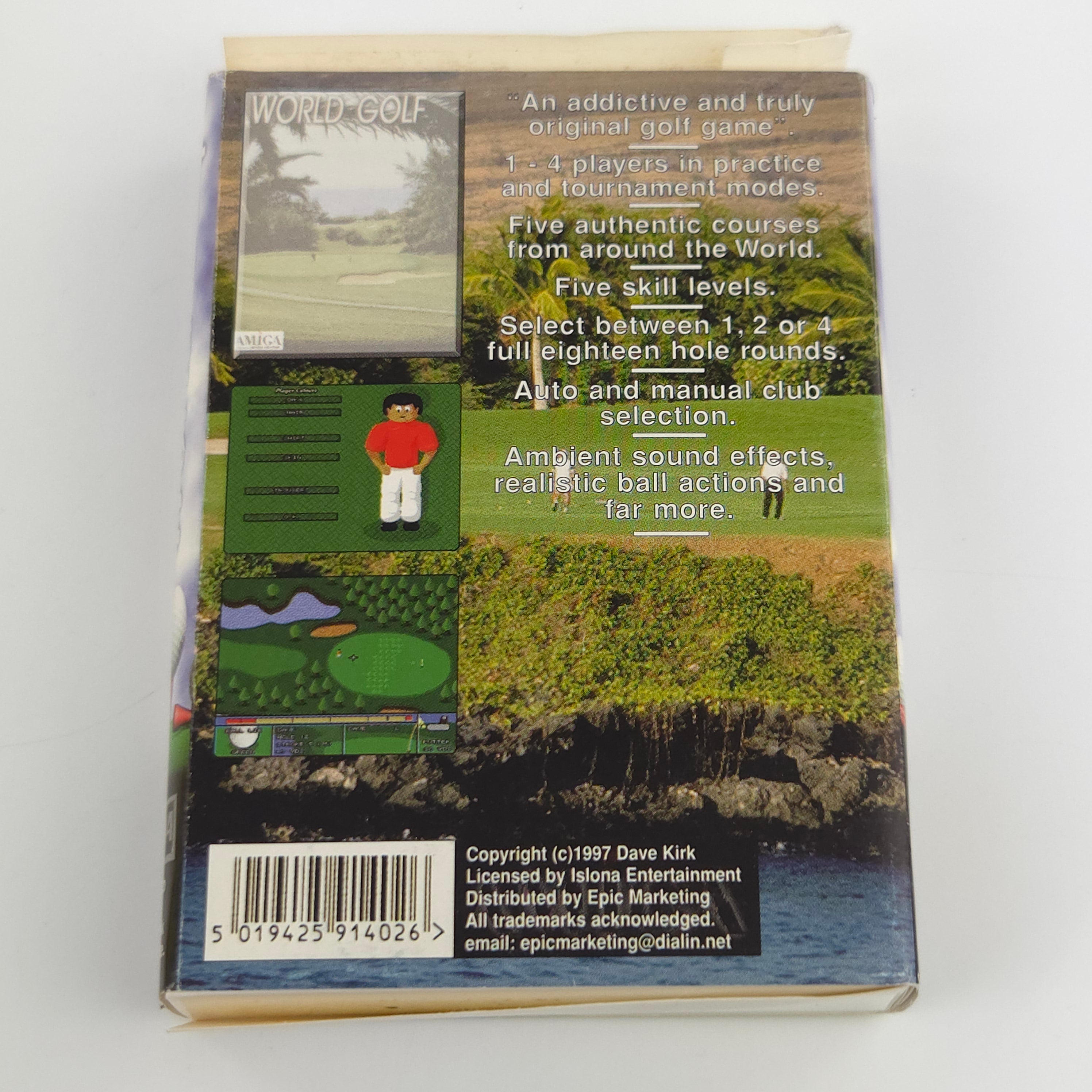Commodore Amiga Spiel – World Golf (OVP PAL)