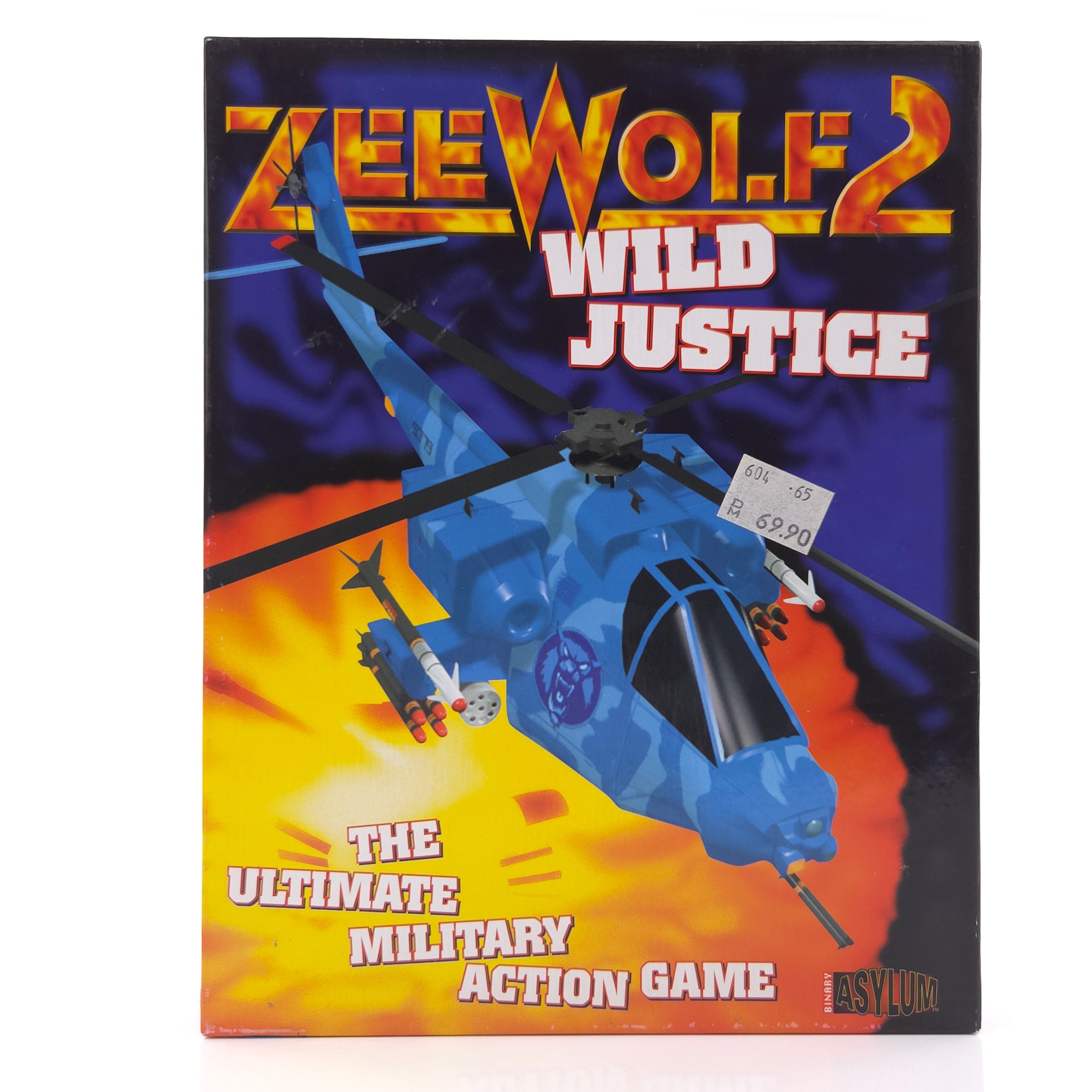 Amiga Spiel Zee Wolf 2 Wild Justice Big Box OVP PAL