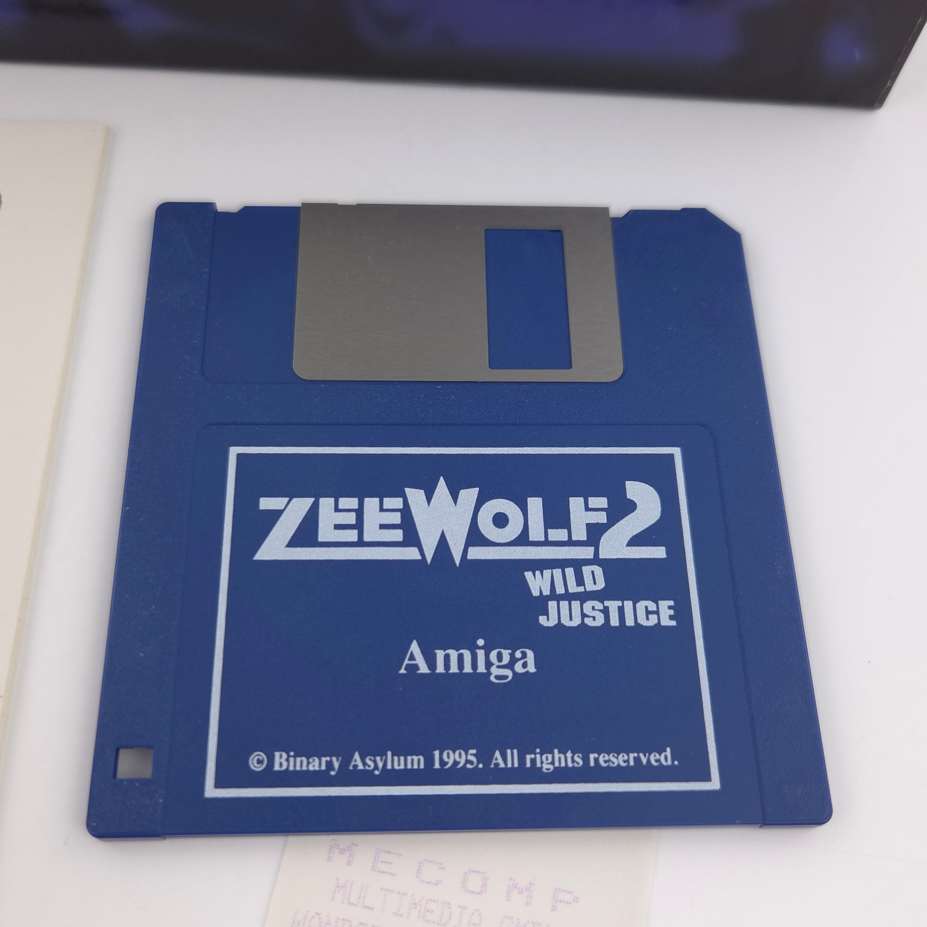 Amiga Spiel Zee Wolf 2 Wild Justice Big Box OVP PAL