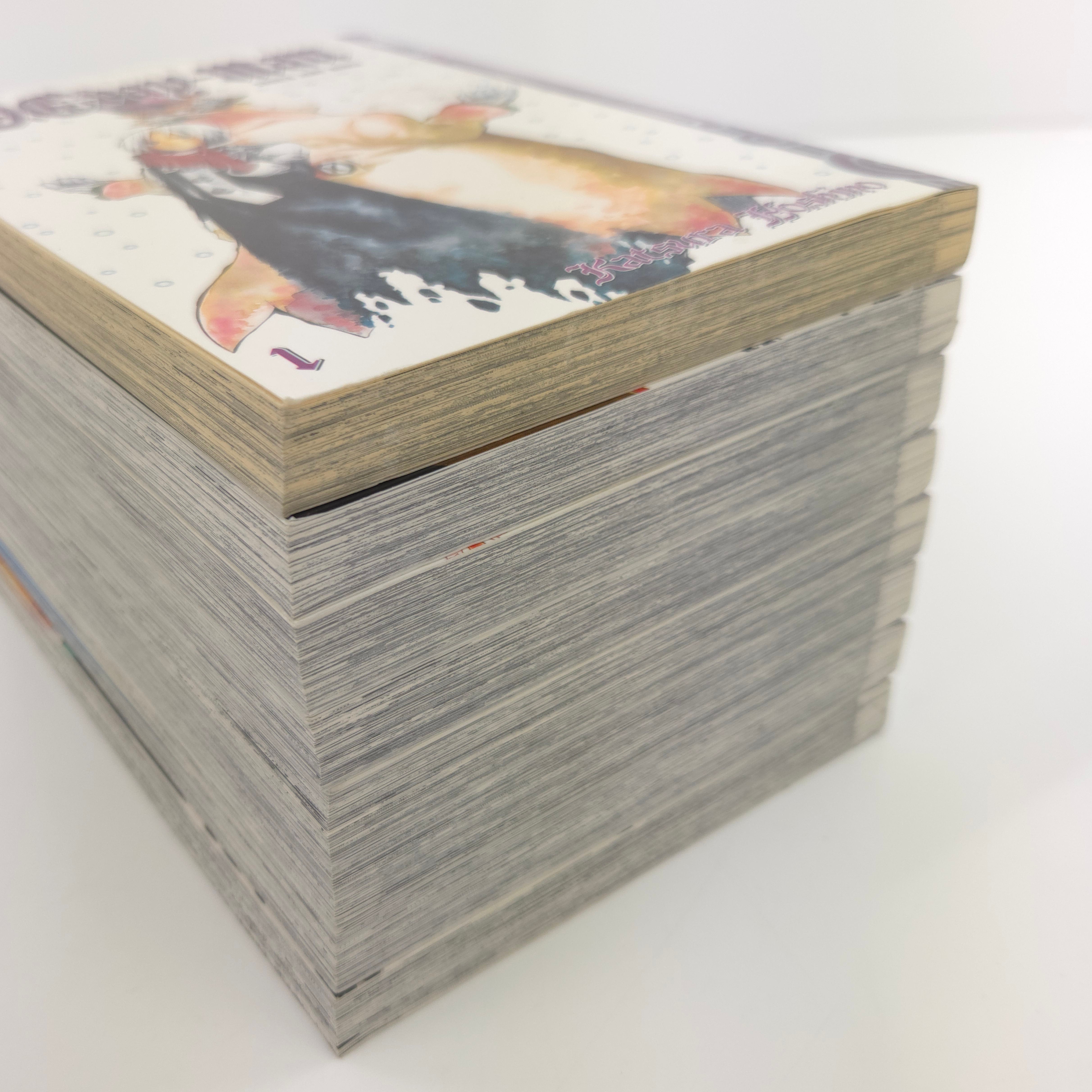 D Gray-Man Manga 1-8 Katsura Hoshino gepflegten Zustand