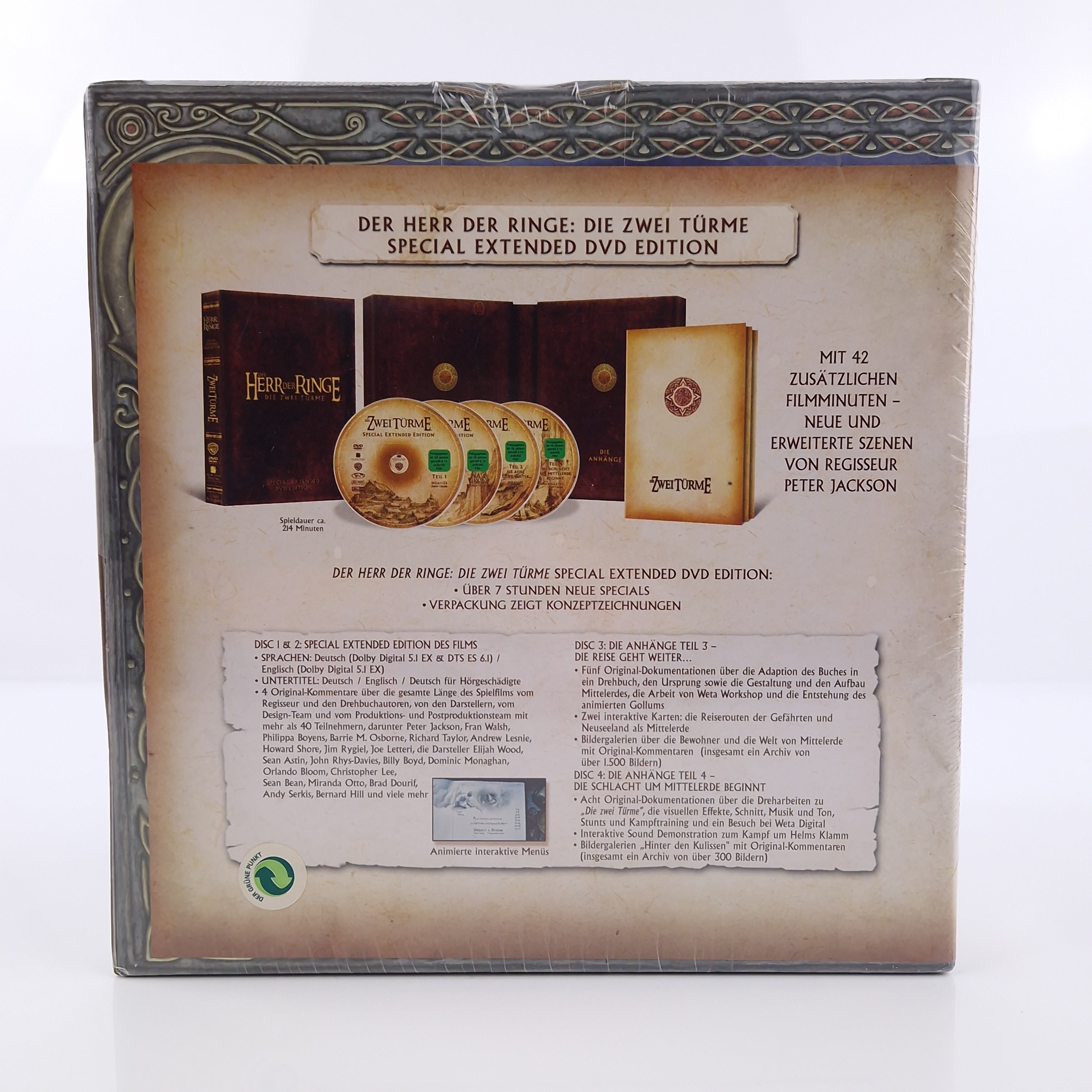 DVD Sammlerbox – Der Herr der Ringe Zwei Türme Neu Folie