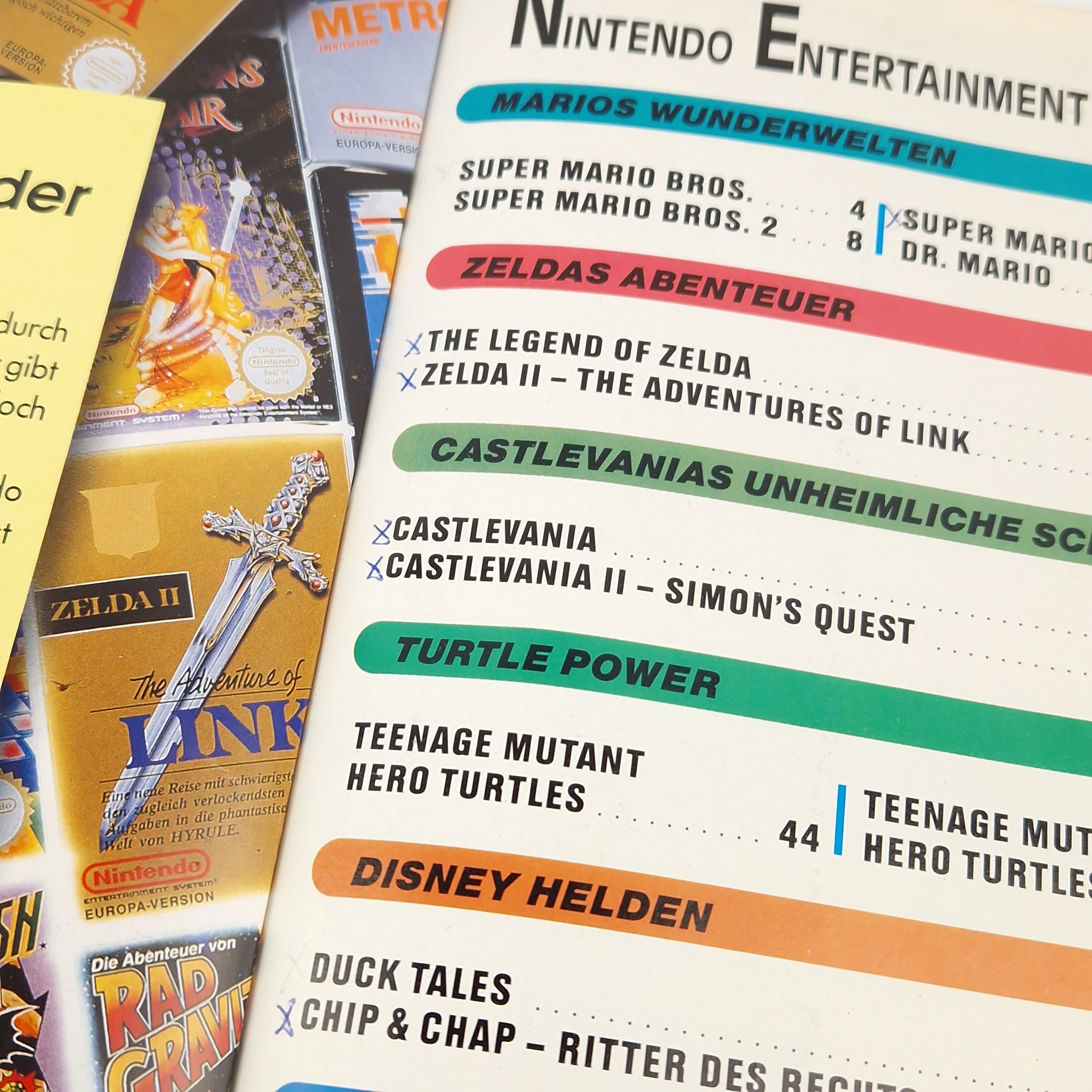 Nintendo Entertainment System Spieleberater NES Lösungsbuch