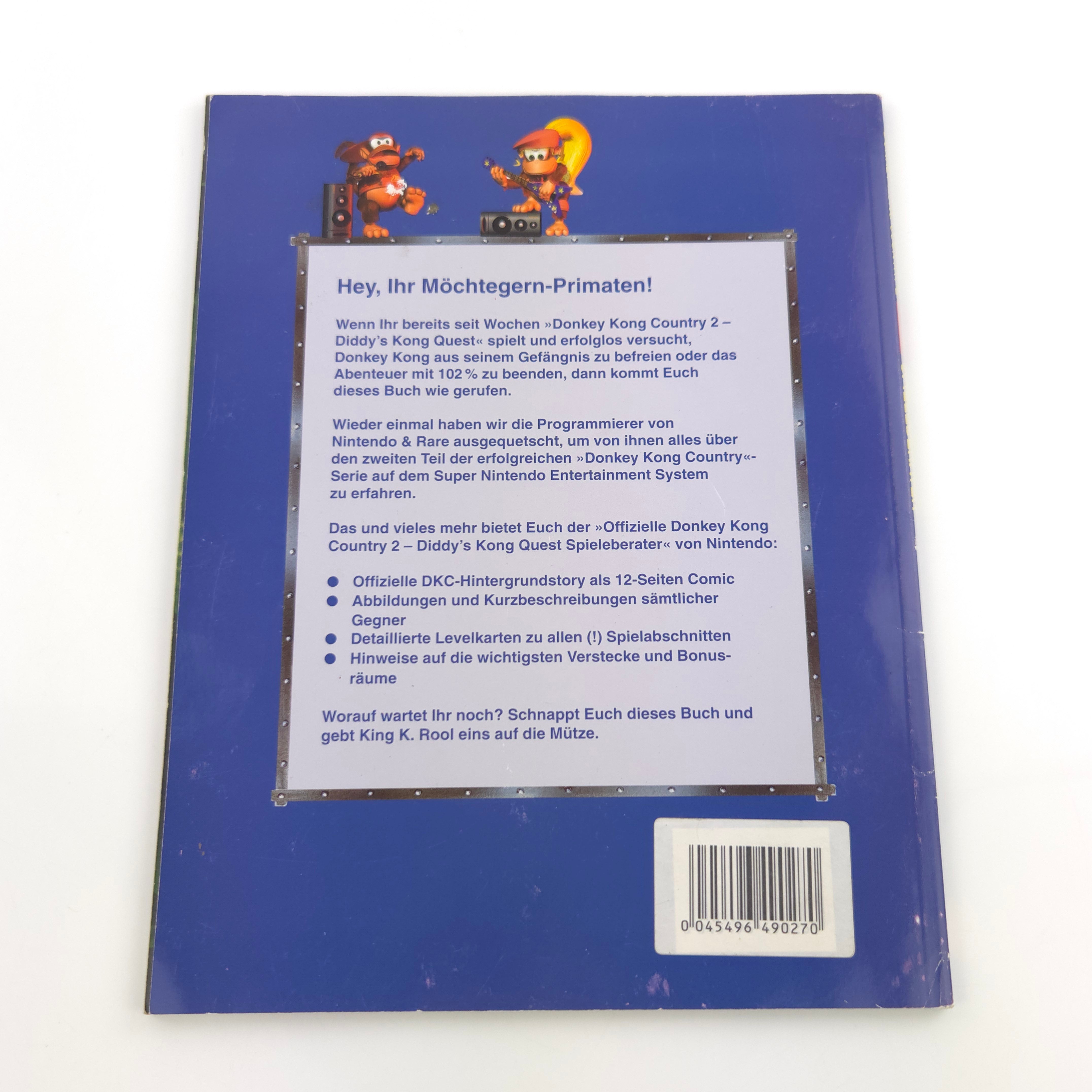 Super Nintendo Spiel – Donkey Kong Country 2 Lösungsbuch