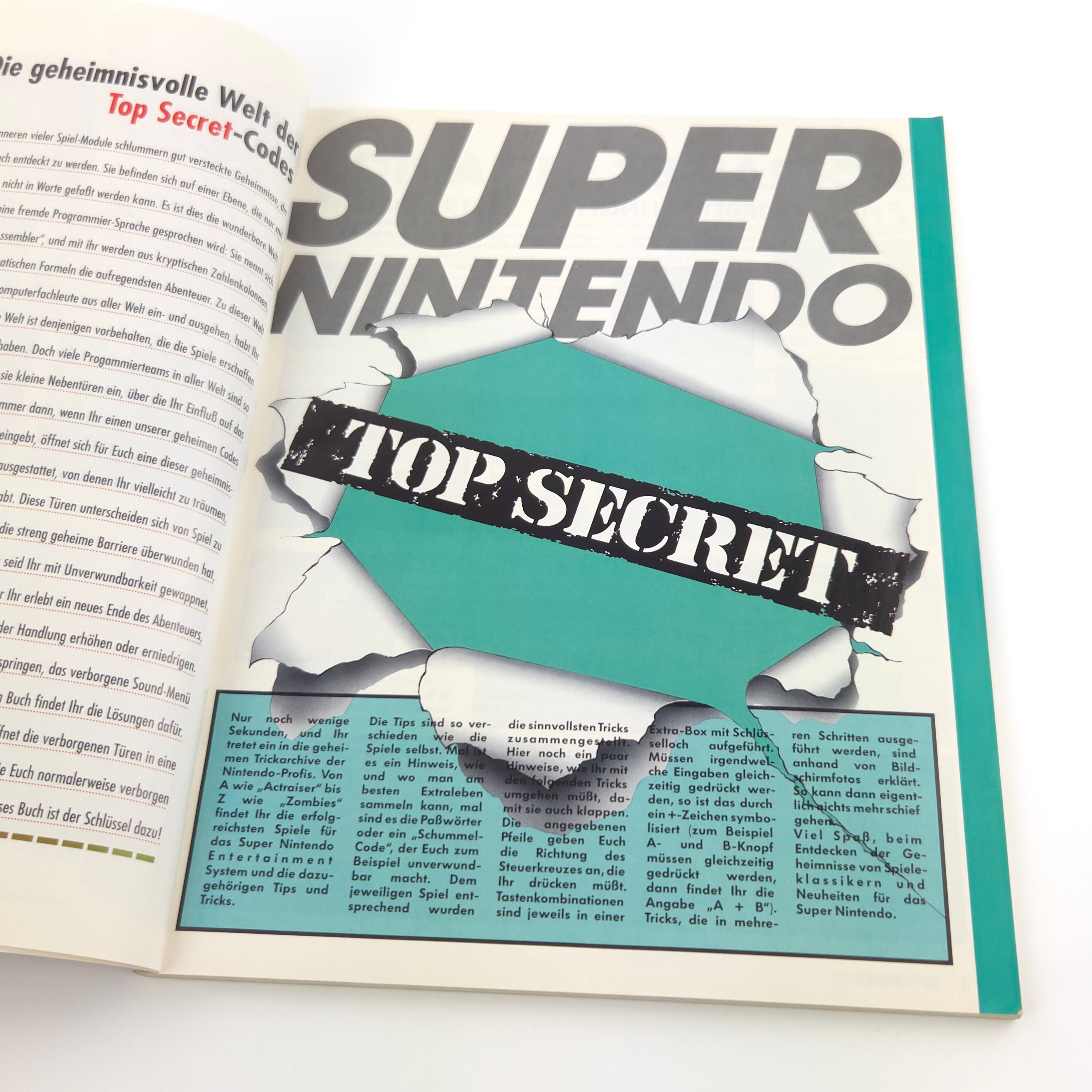 Super Nintendo Spieleberater – Top Secret Lösungsbuch SNES