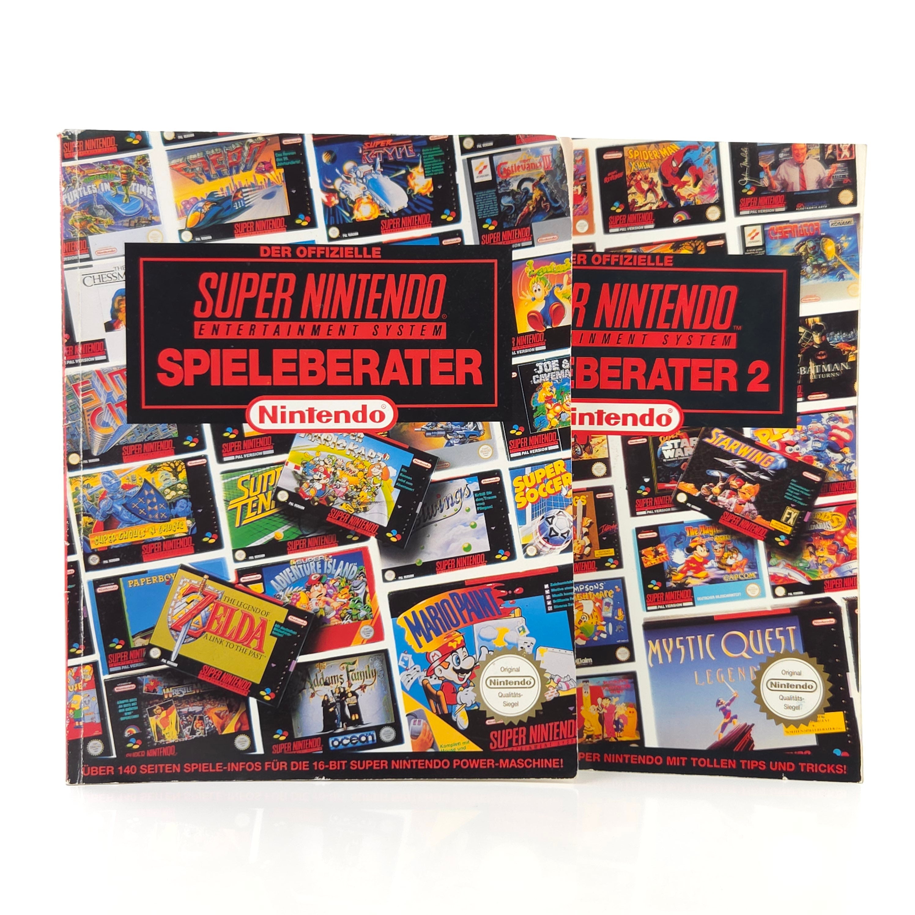 Super Nintendo Spieleberater 1 & 2 Set Lösungsbuch