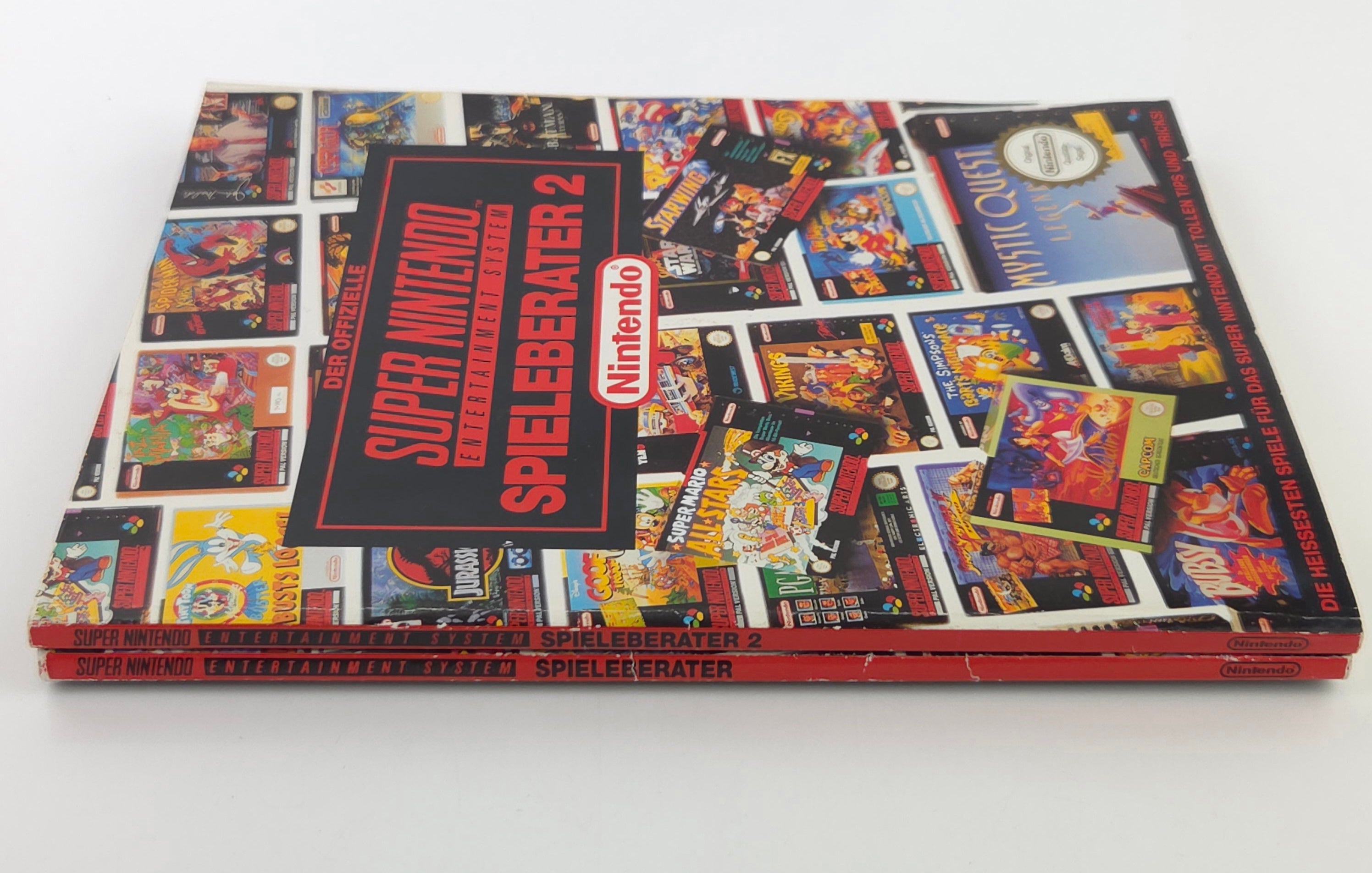 Super Nintendo Spieleberater 1 & 2 Set Lösungsbuch