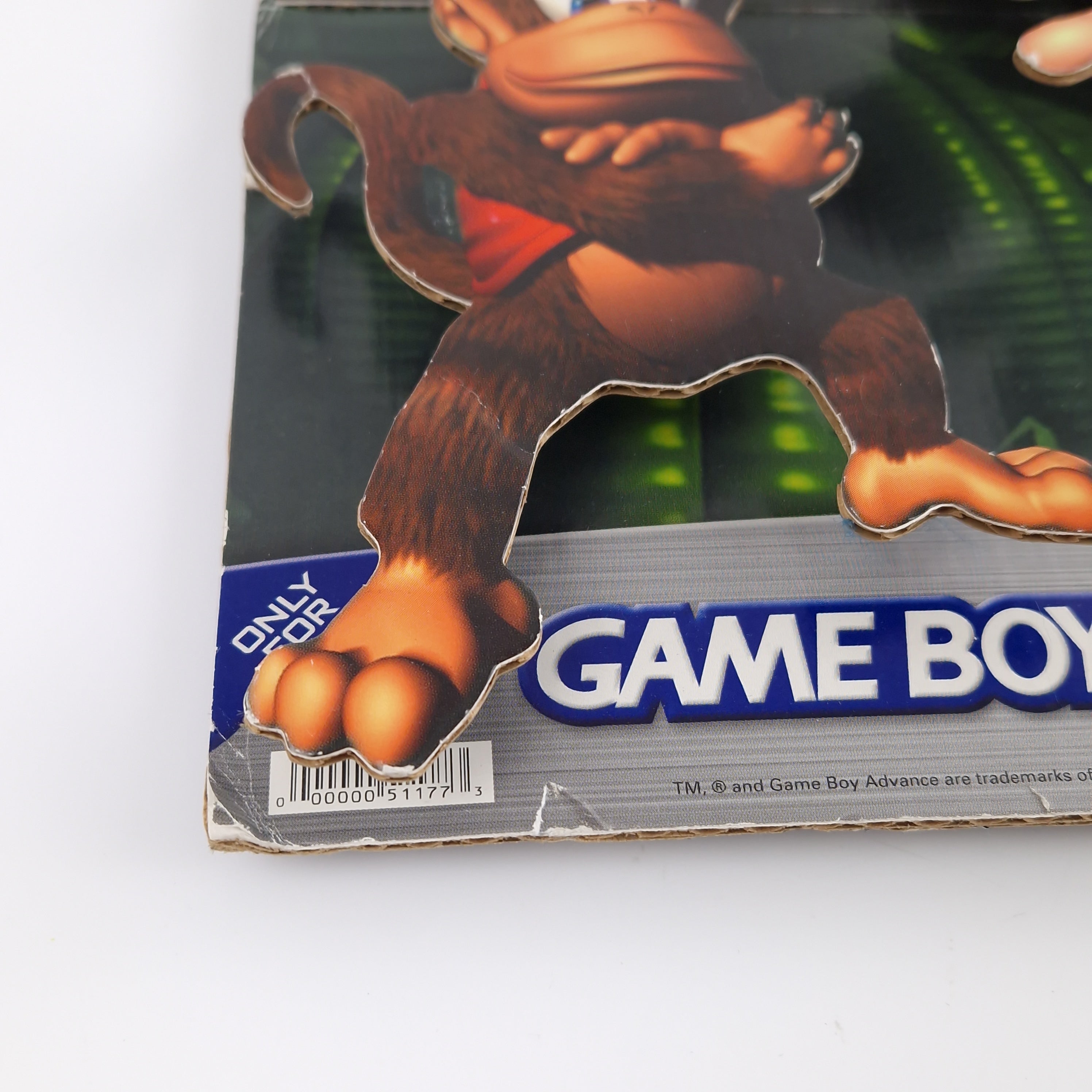 Nintendo Gameboy Advance Promo Aufsteller Donkey Kong Country