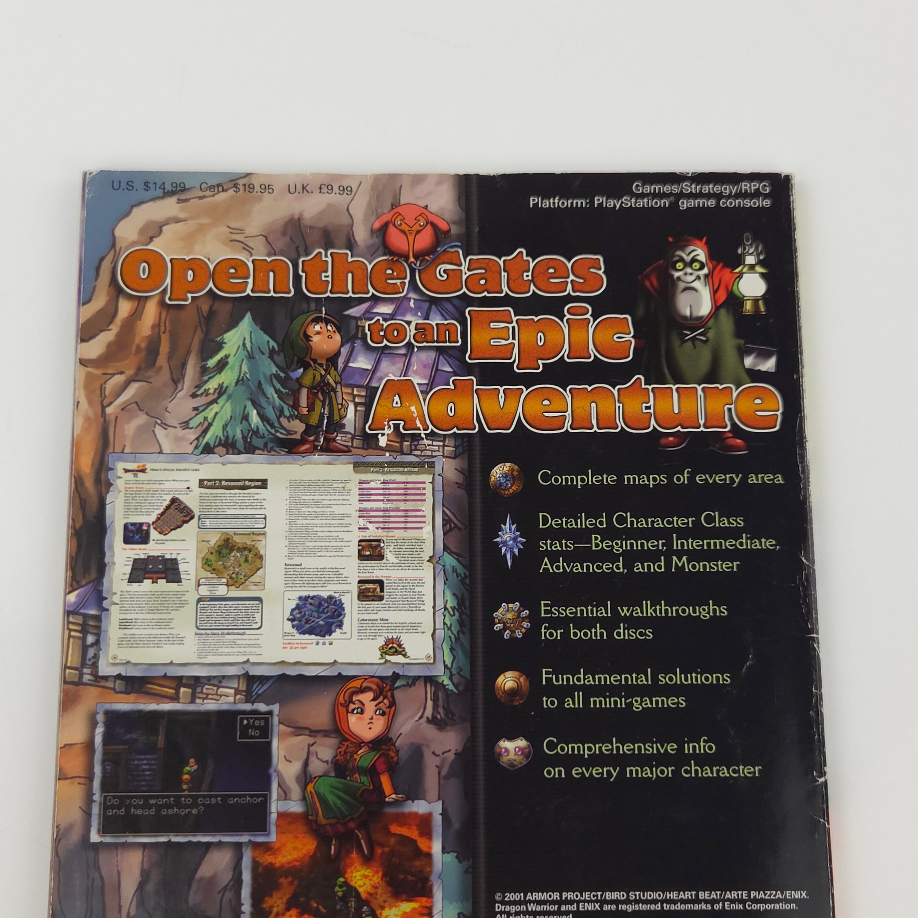 Playstation 1 Spiel – Dragon Warrior VII Strategy Guide PS1