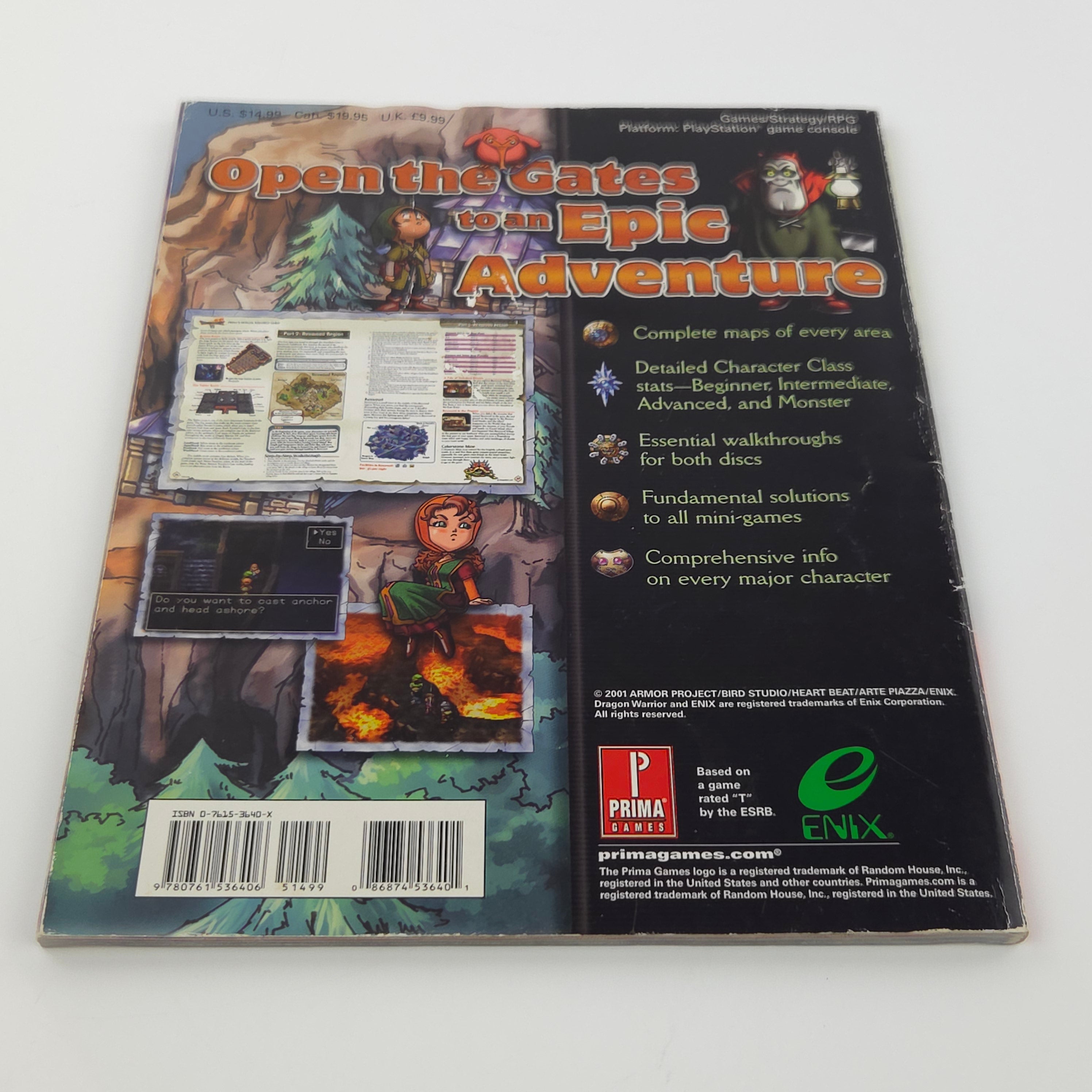 Playstation 1 Spiel – Dragon Warrior VII Strategy Guide PS1