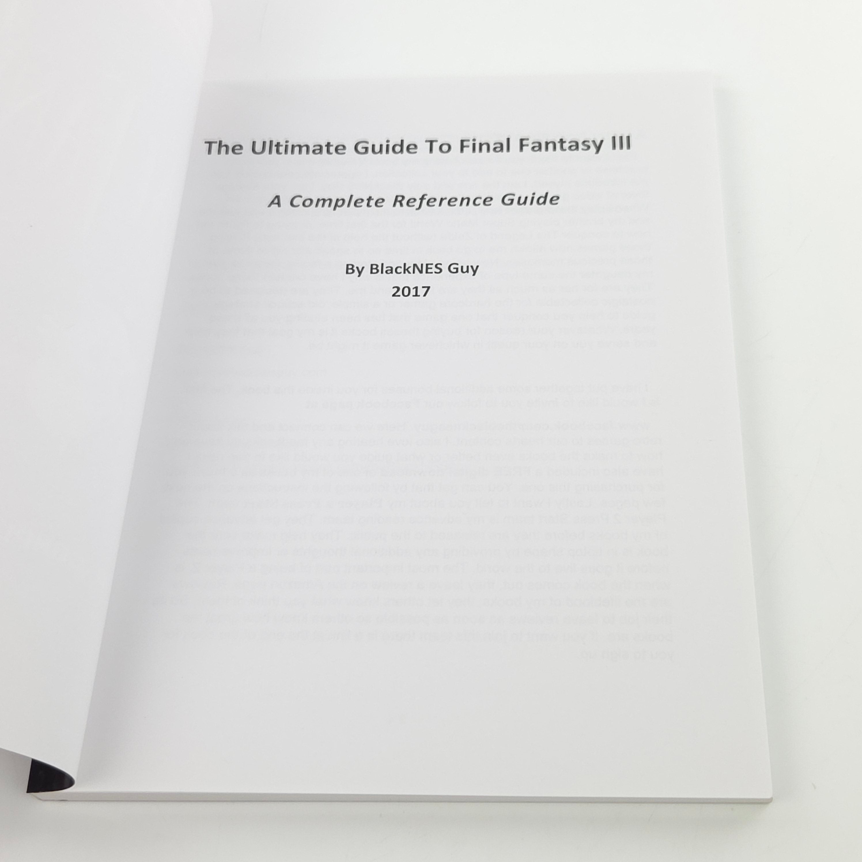 Super Nintendo Buch – Final Fantasy III The Ultimate Guide