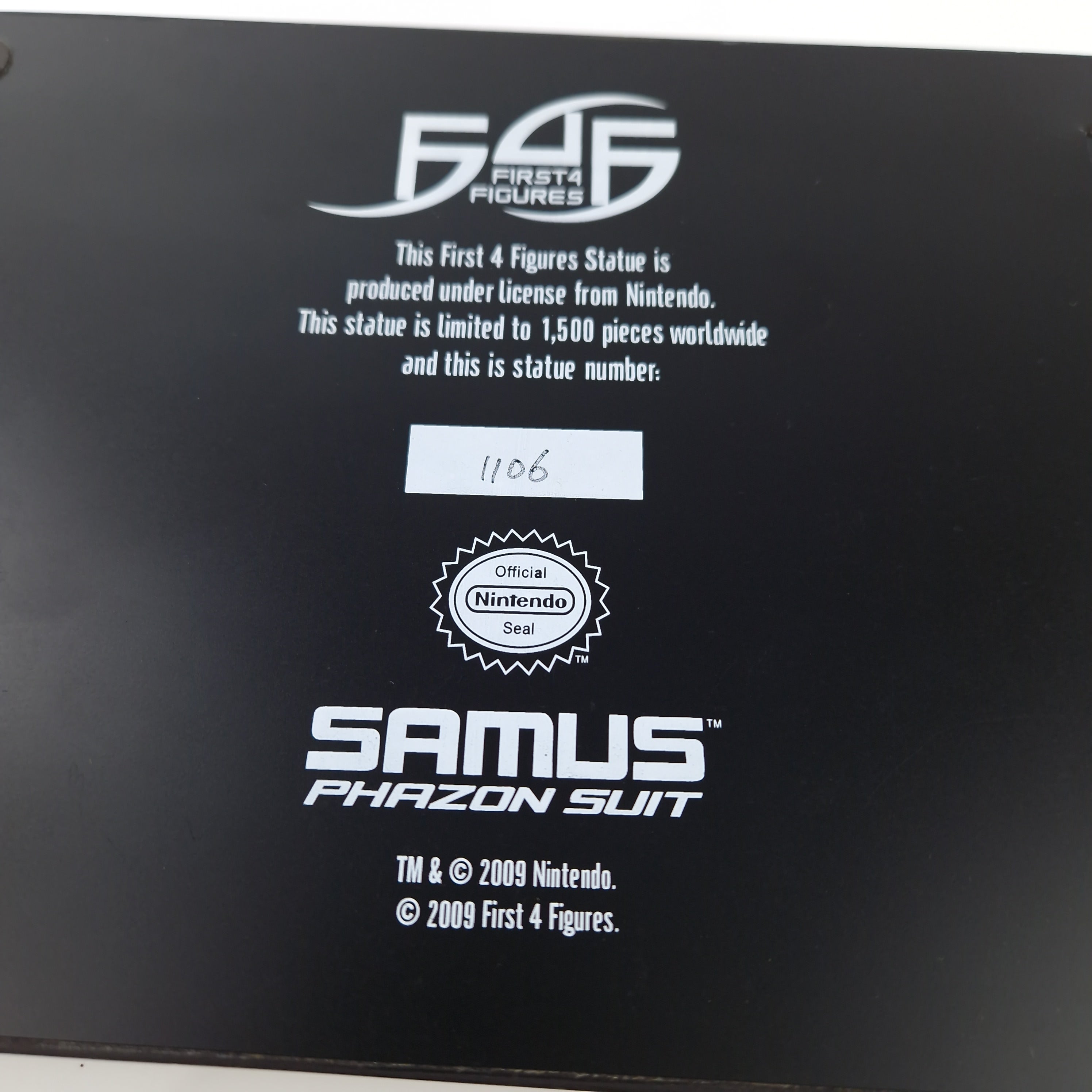 First 4 Figures Statue Samus Phazon Suit - 1/1500 Units OVP Karte Metroid Prime