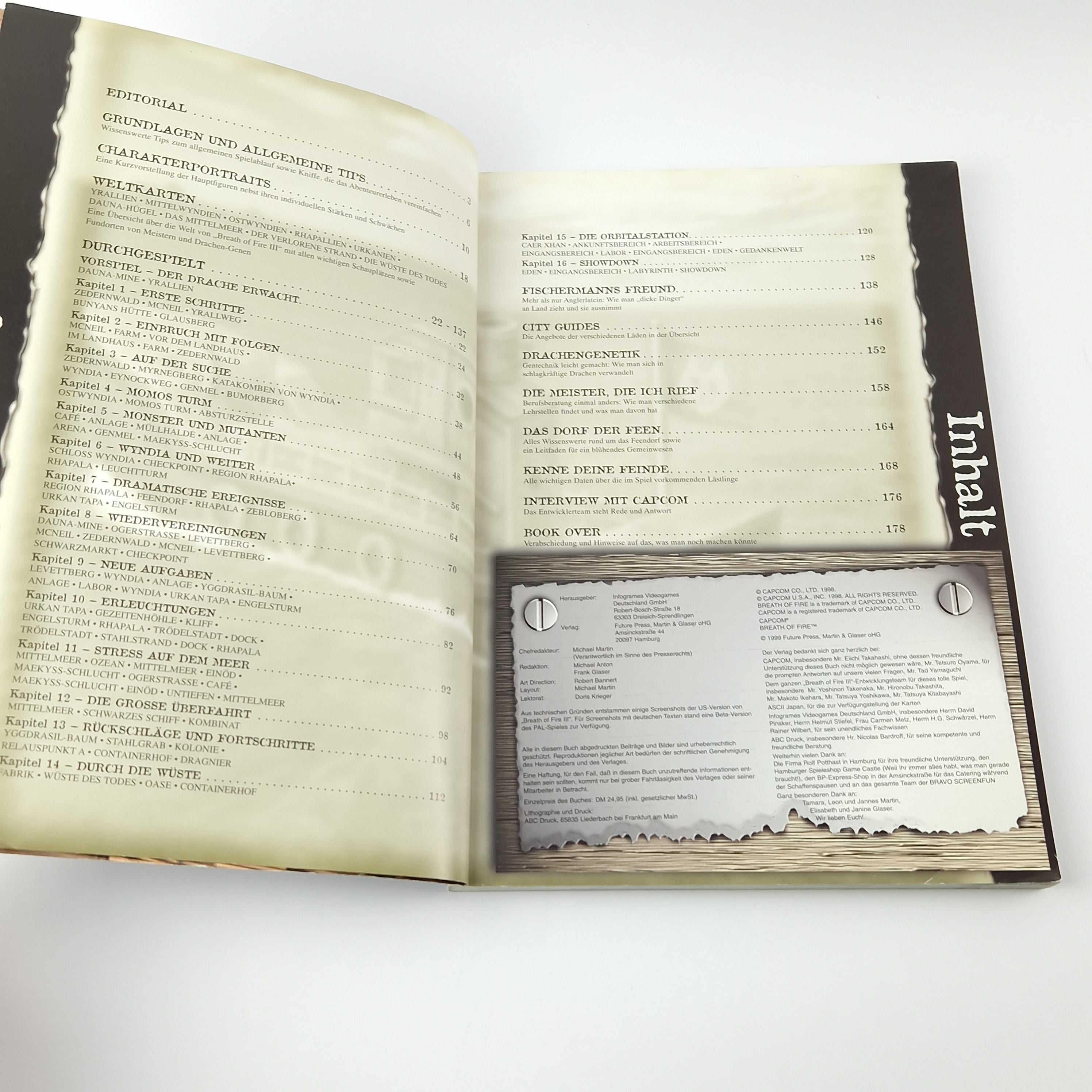 PlayStation Spiel – Breath of Fire III Future Press Guide