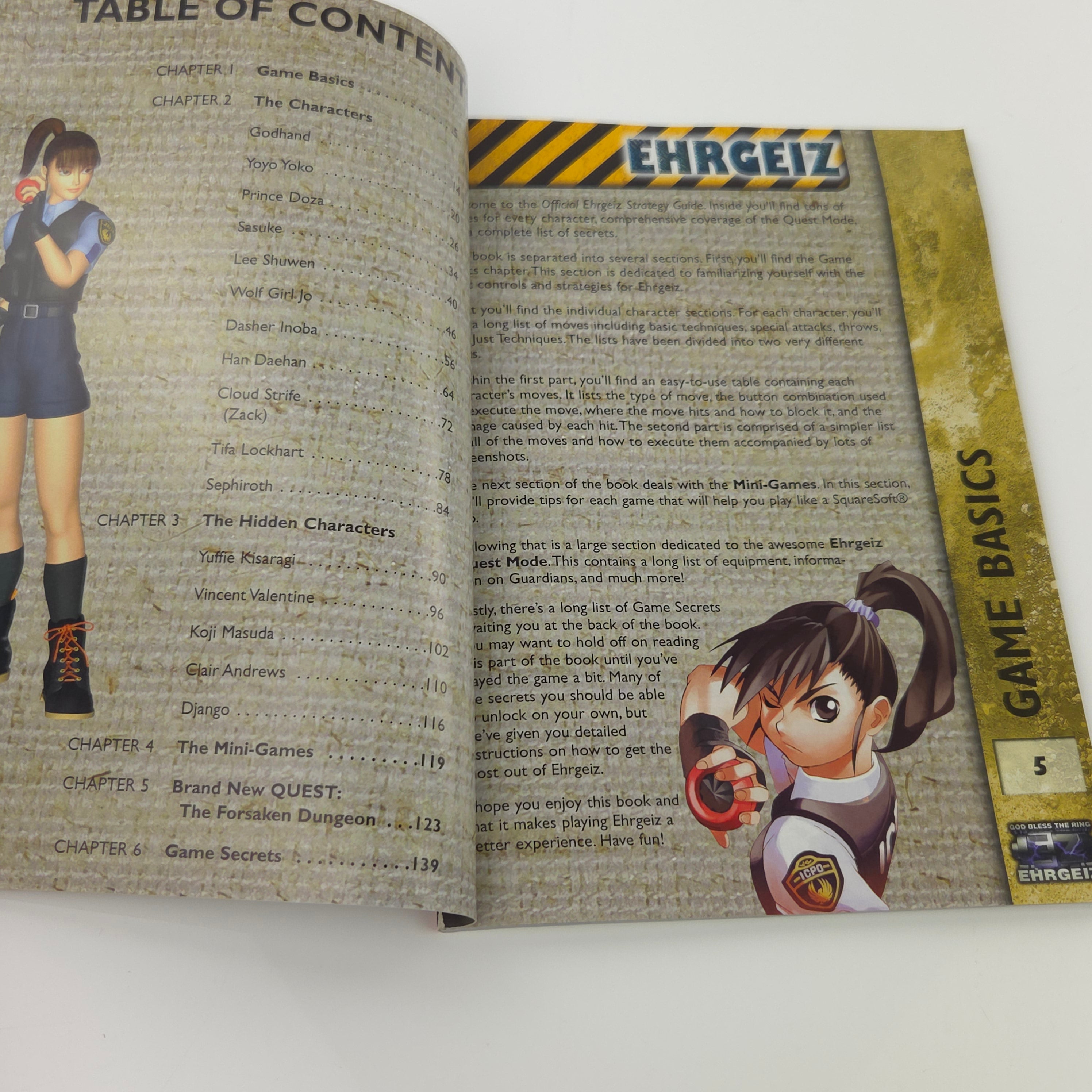 Playstation 1 – God Bless the Ring Ehrgeiz Bradygames Guide