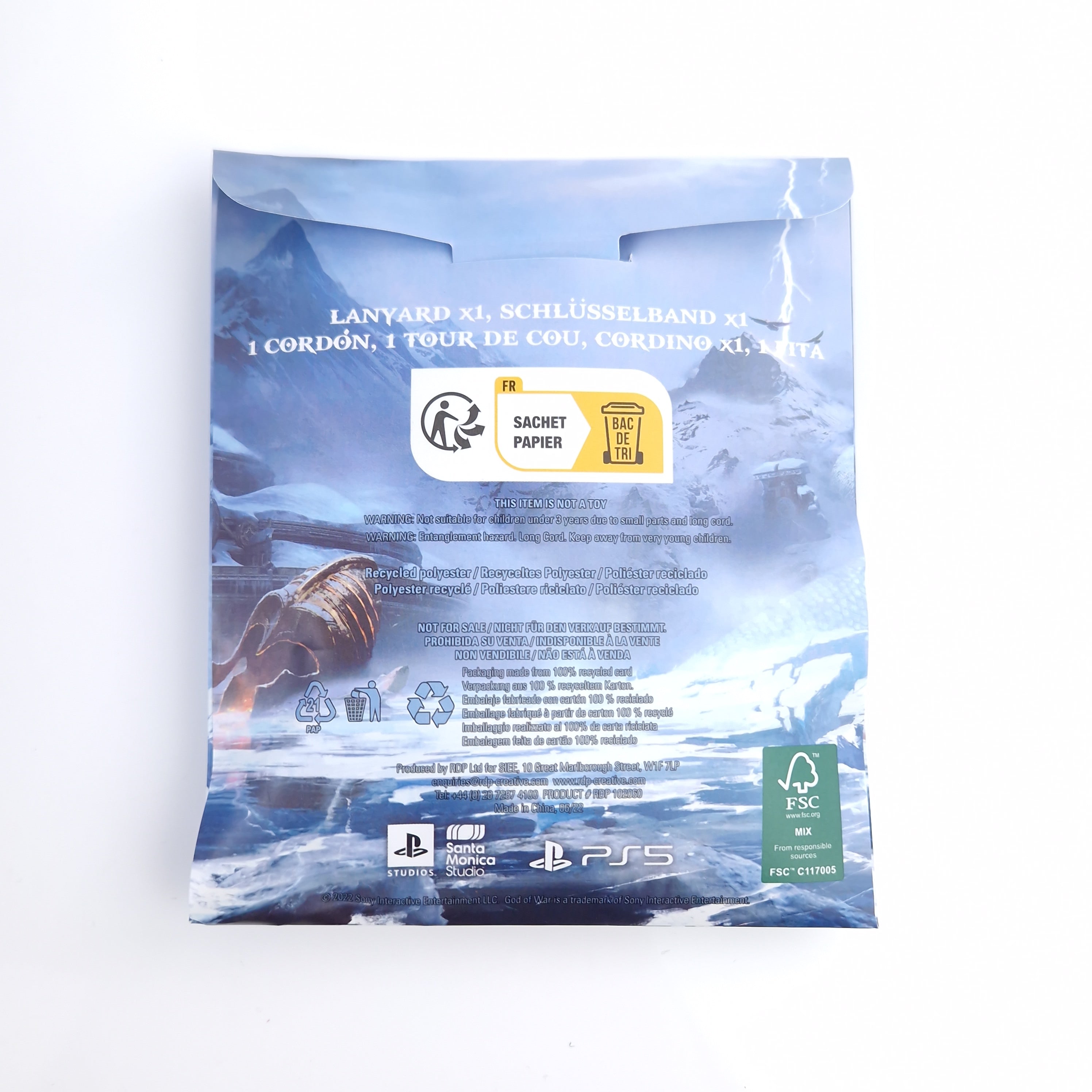 Playstation 4 5 Promo – God of War Ragnarok Presse Set OVP