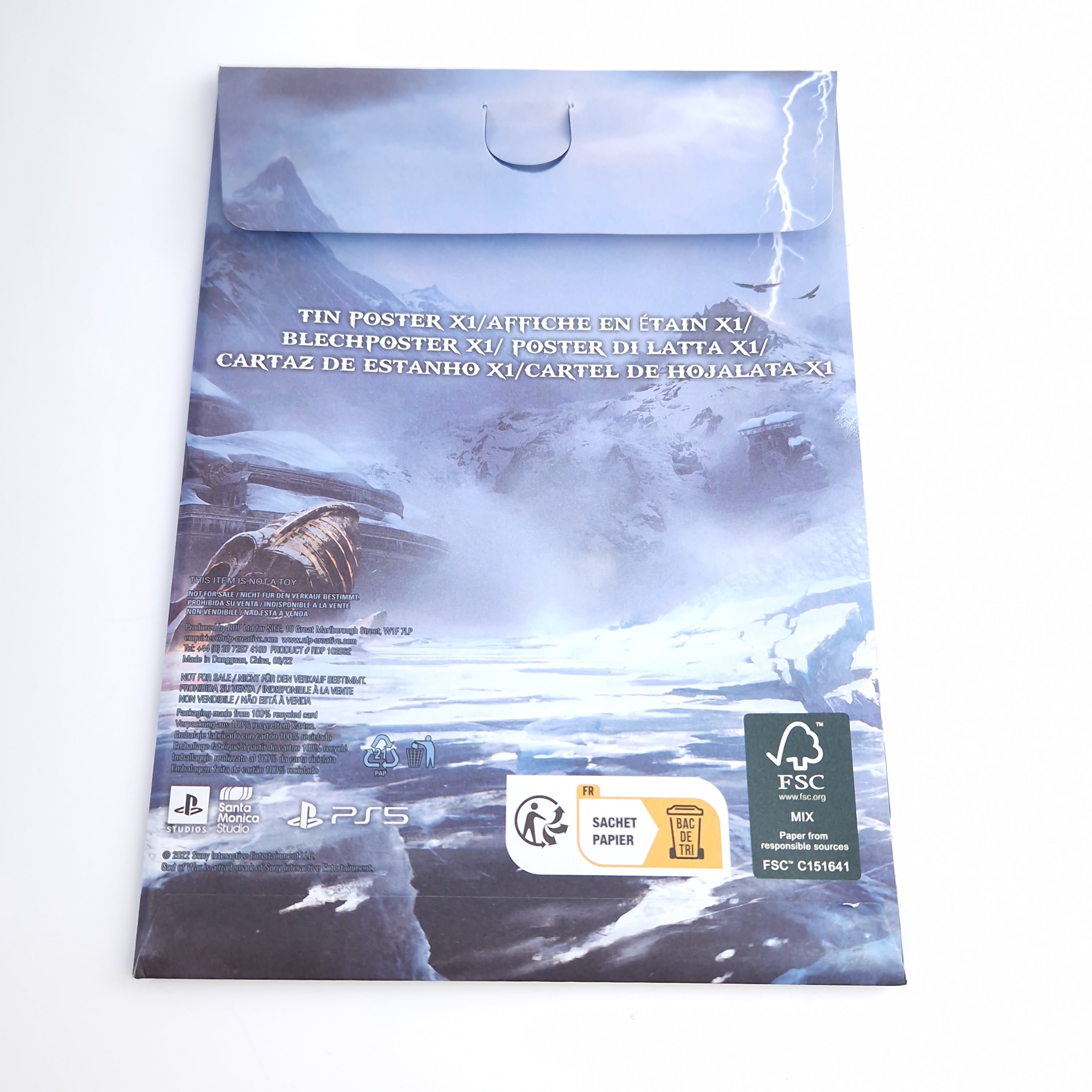 Playstation 4 5 Promo – God of War Ragnarok Presse Set OVP