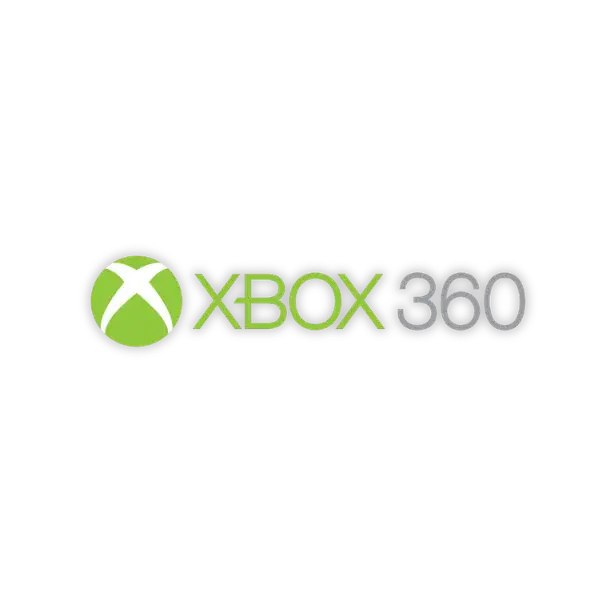 Grünes Xbox 360 Logo mit weißem X-Symbol auf schwarzem Hintergrund.