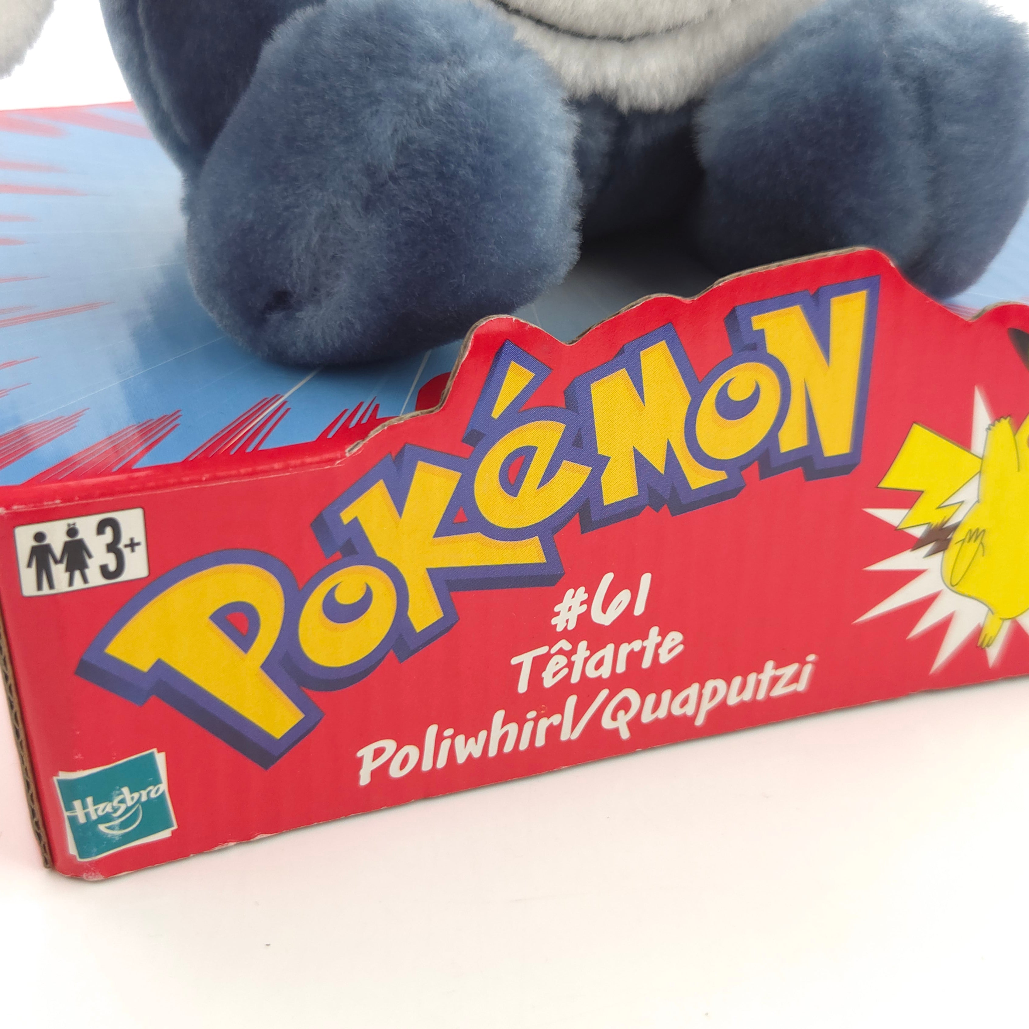 Hasbro Quaputzi Stofftier Pokemon Poliwhirl Neu OVP
