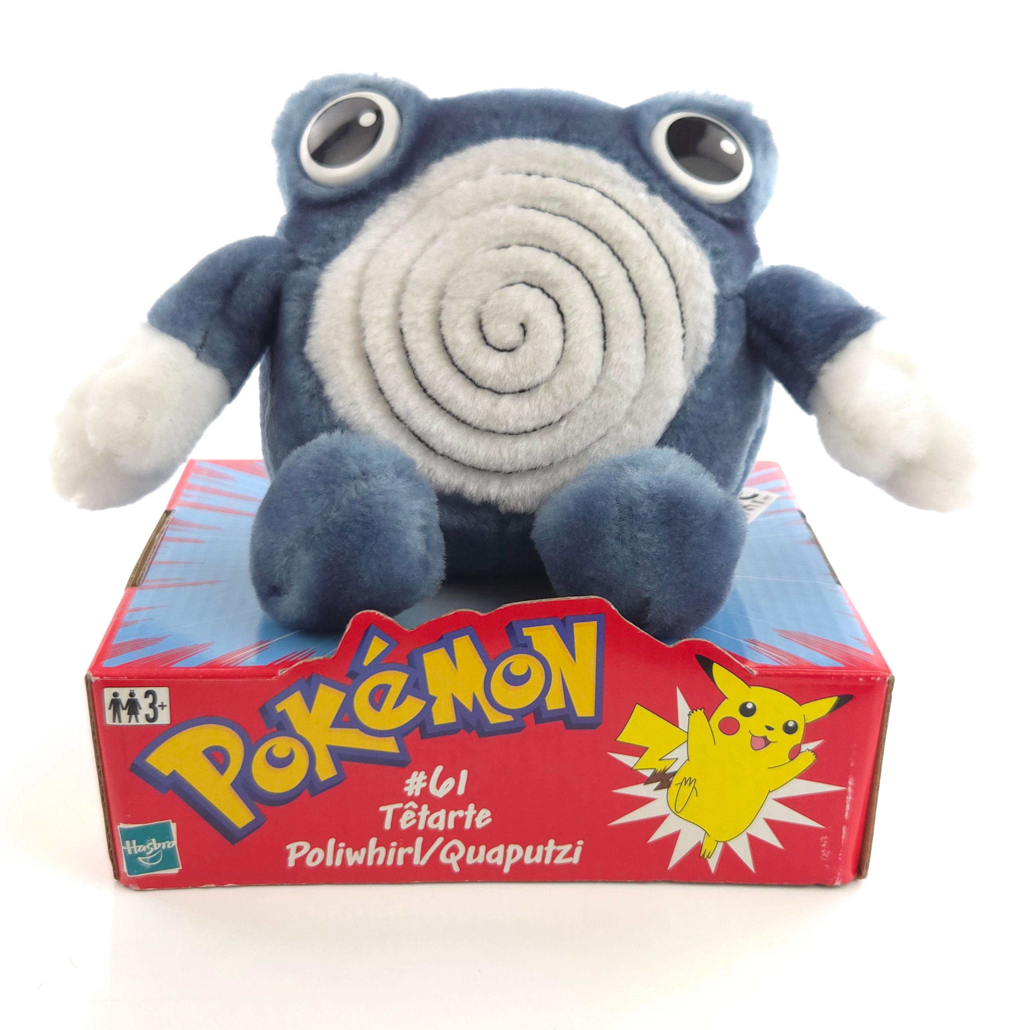 Hasbro Quaputzi Stofftier Pokemon Poliwhirl Neu OVP