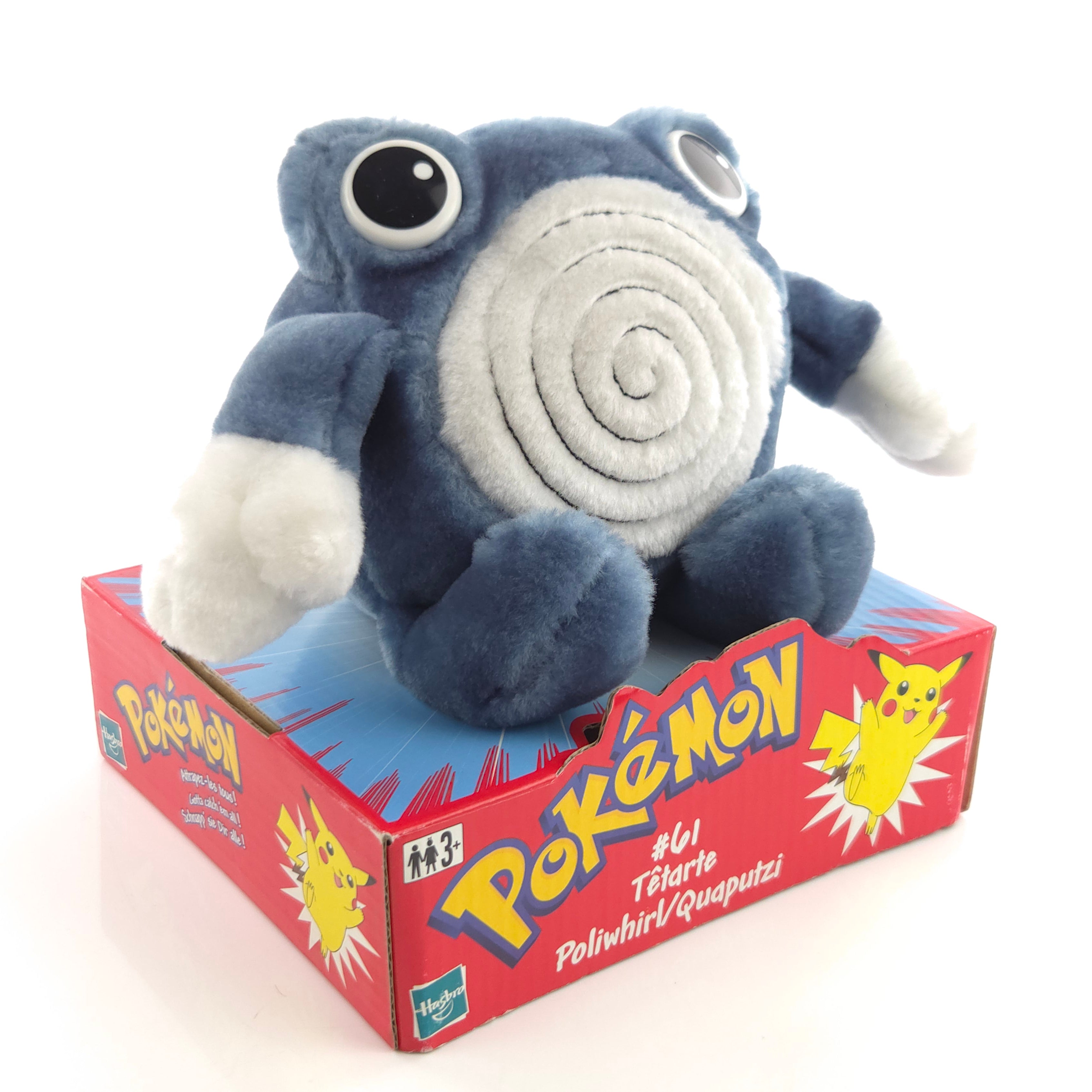 Hasbro Quaputzi Stofftier Pokemon Poliwhirl Neu OVP