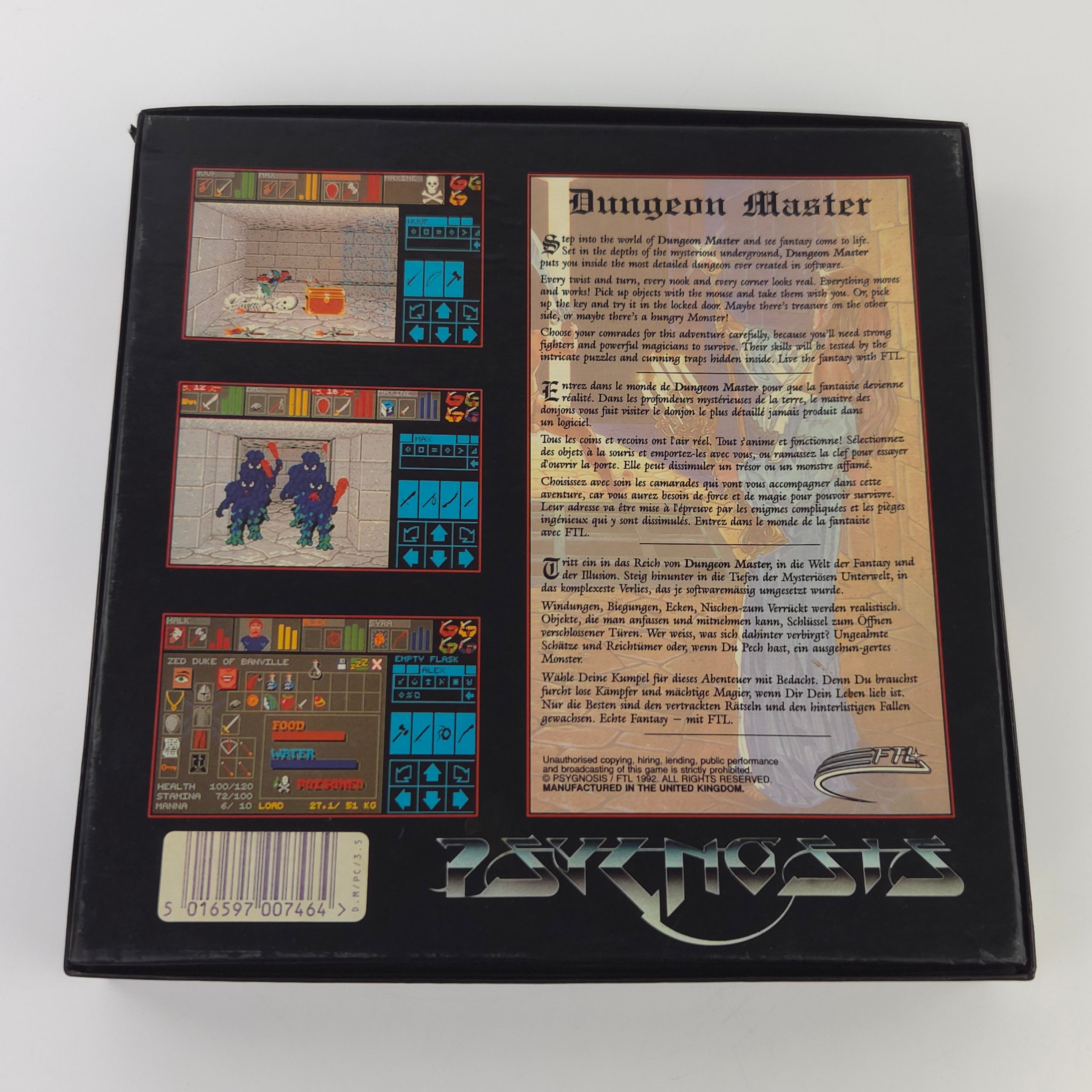 IBM PC Spiel Dungeon Master MS DOS OVP