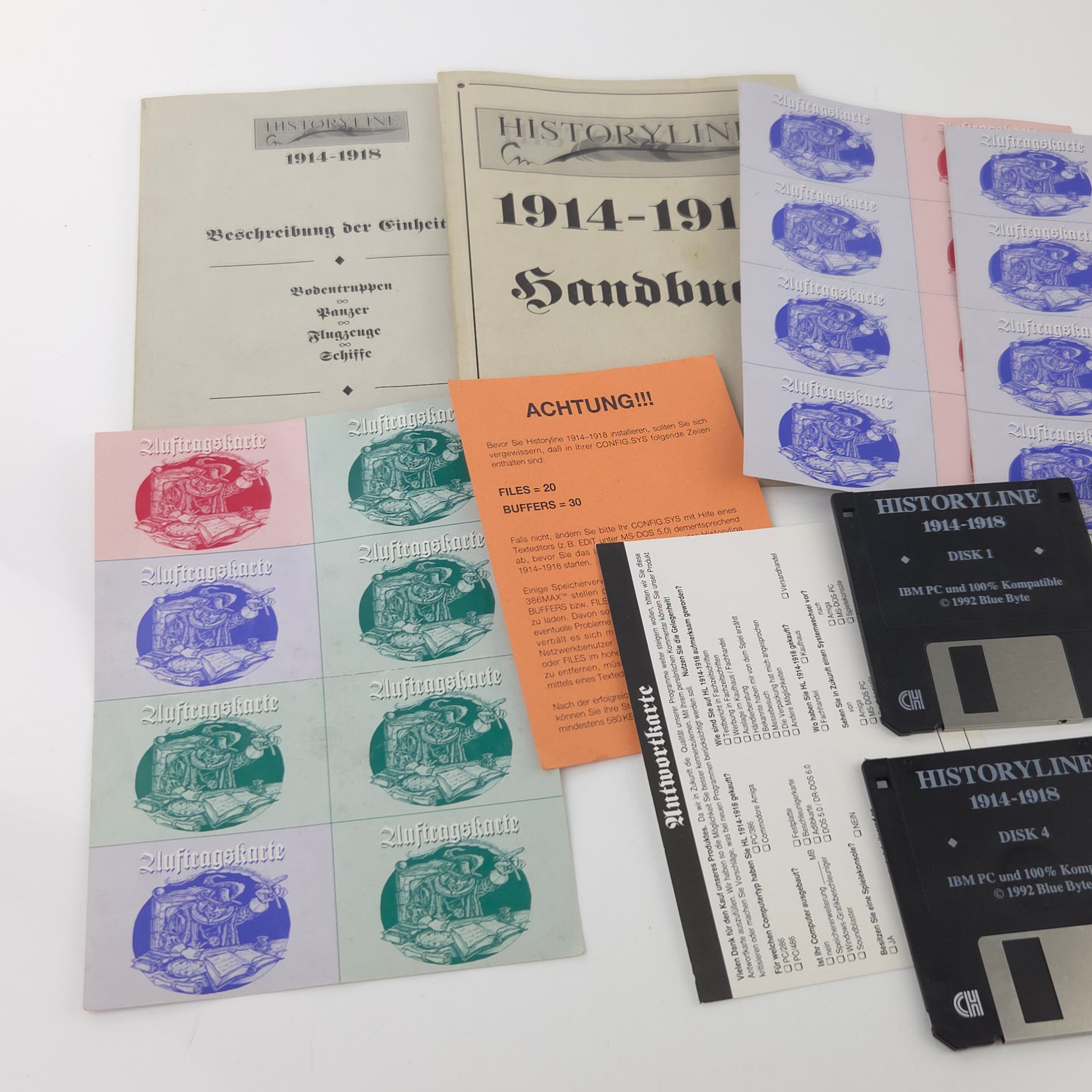 IBM PC Spiel Historyline 1914 1918 OVP