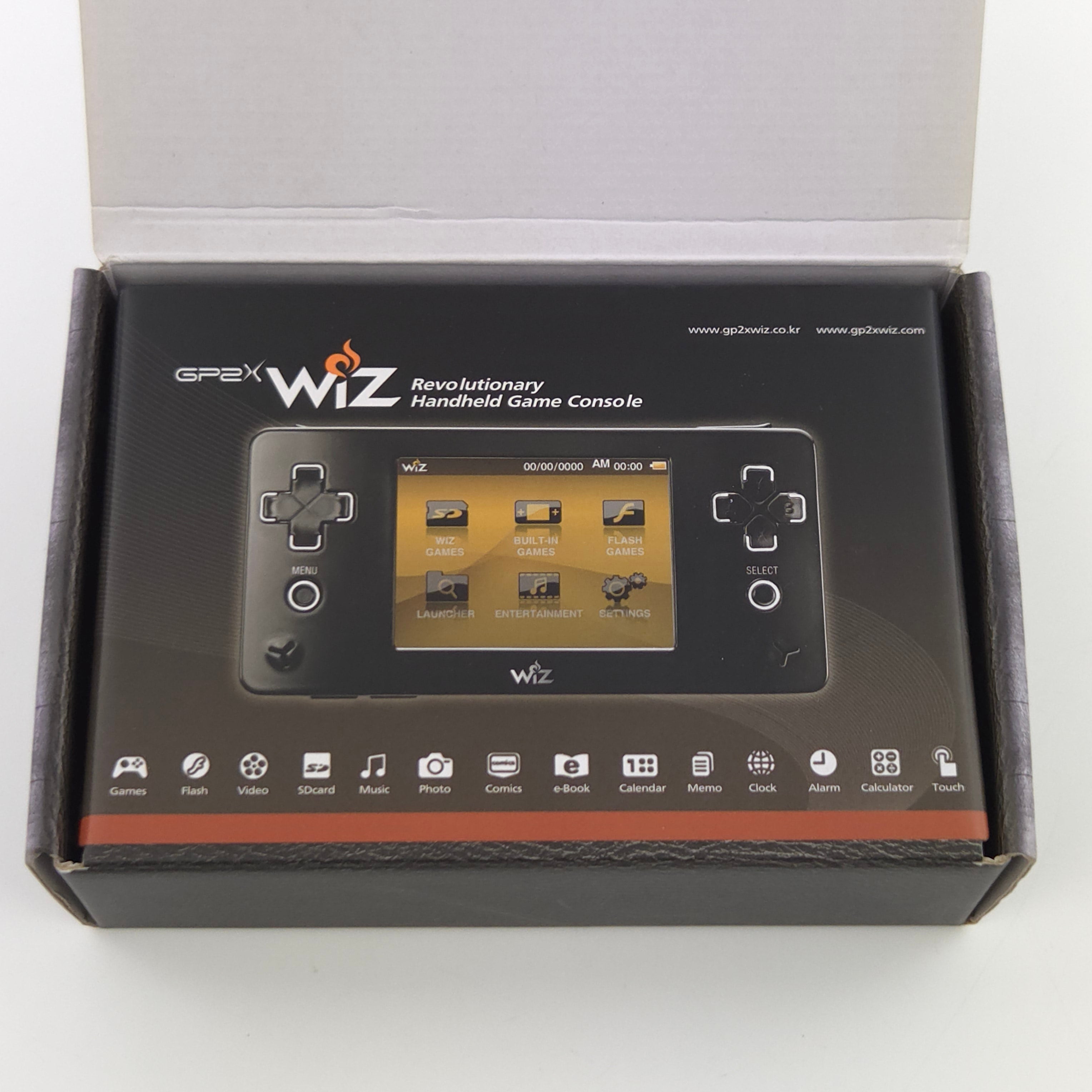 Handheld Retro Konsole GP2X Wiz defekt ohne Kabel