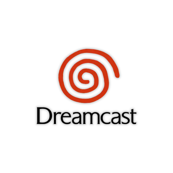 Ein kühnes, leuchtend rotes Spirallogo auf schwarzem Hintergrund.