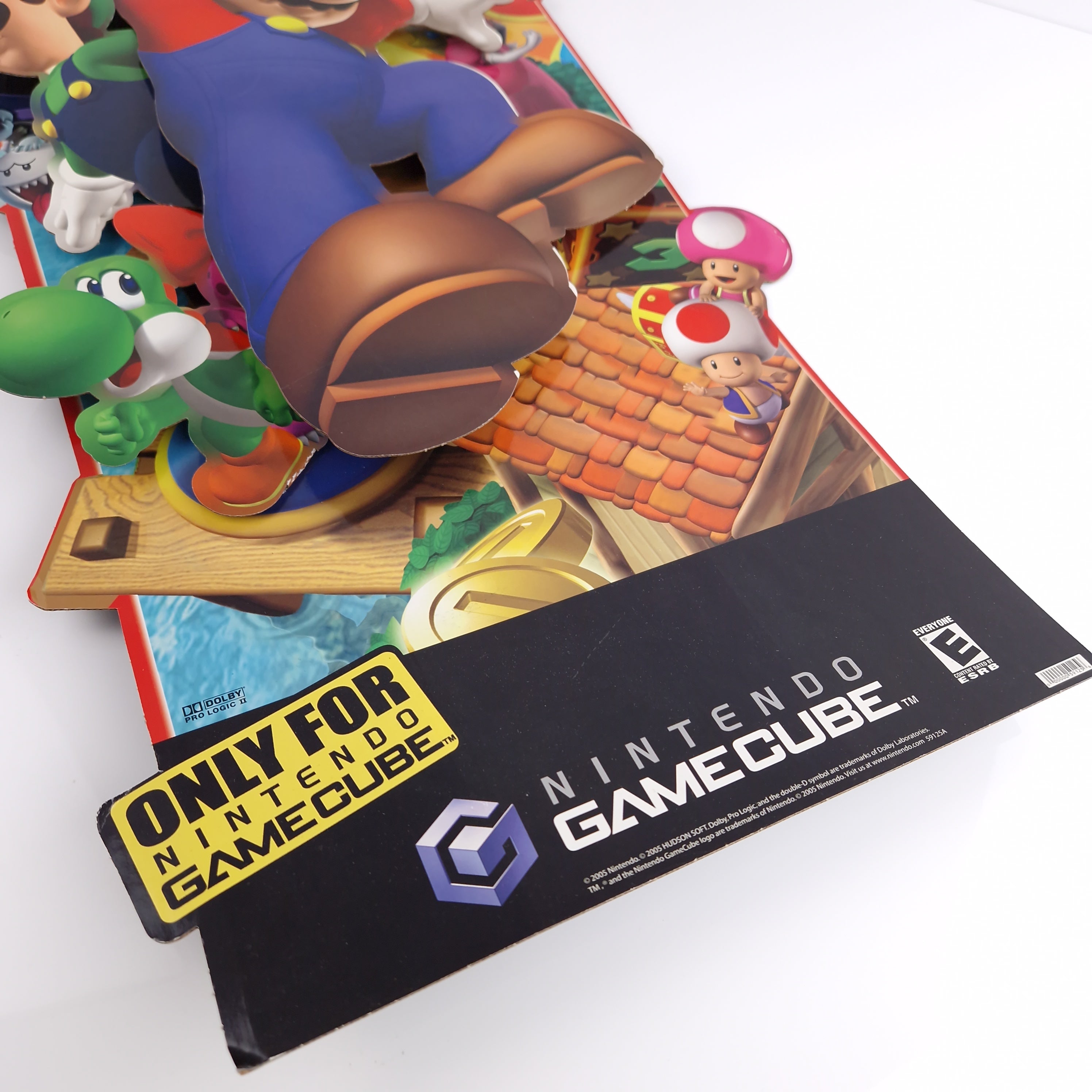 Nintendo Gamecube – Mario Party 7 Promo Display Standee USA