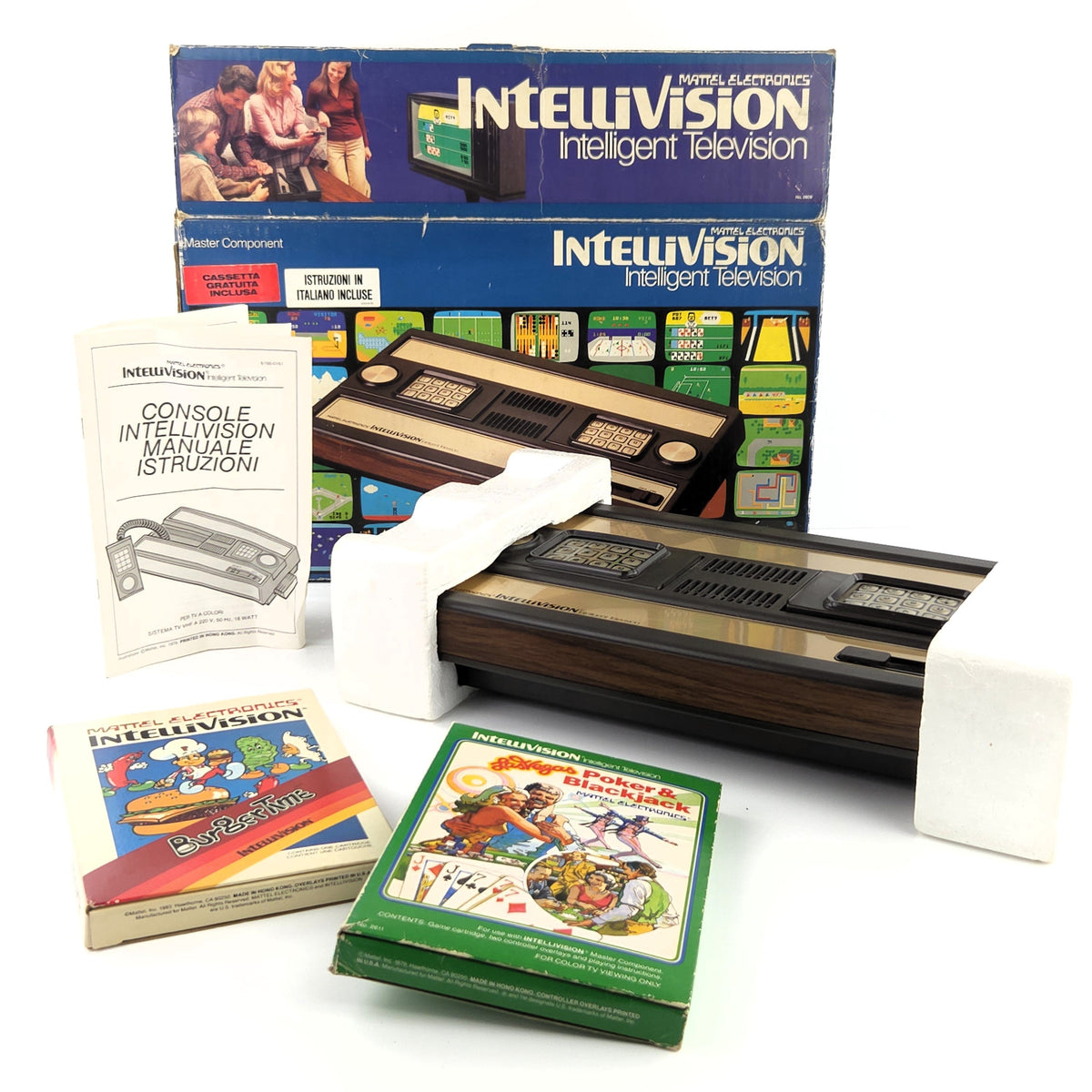 Intellivision Konsole OVP mit zwei Spielen