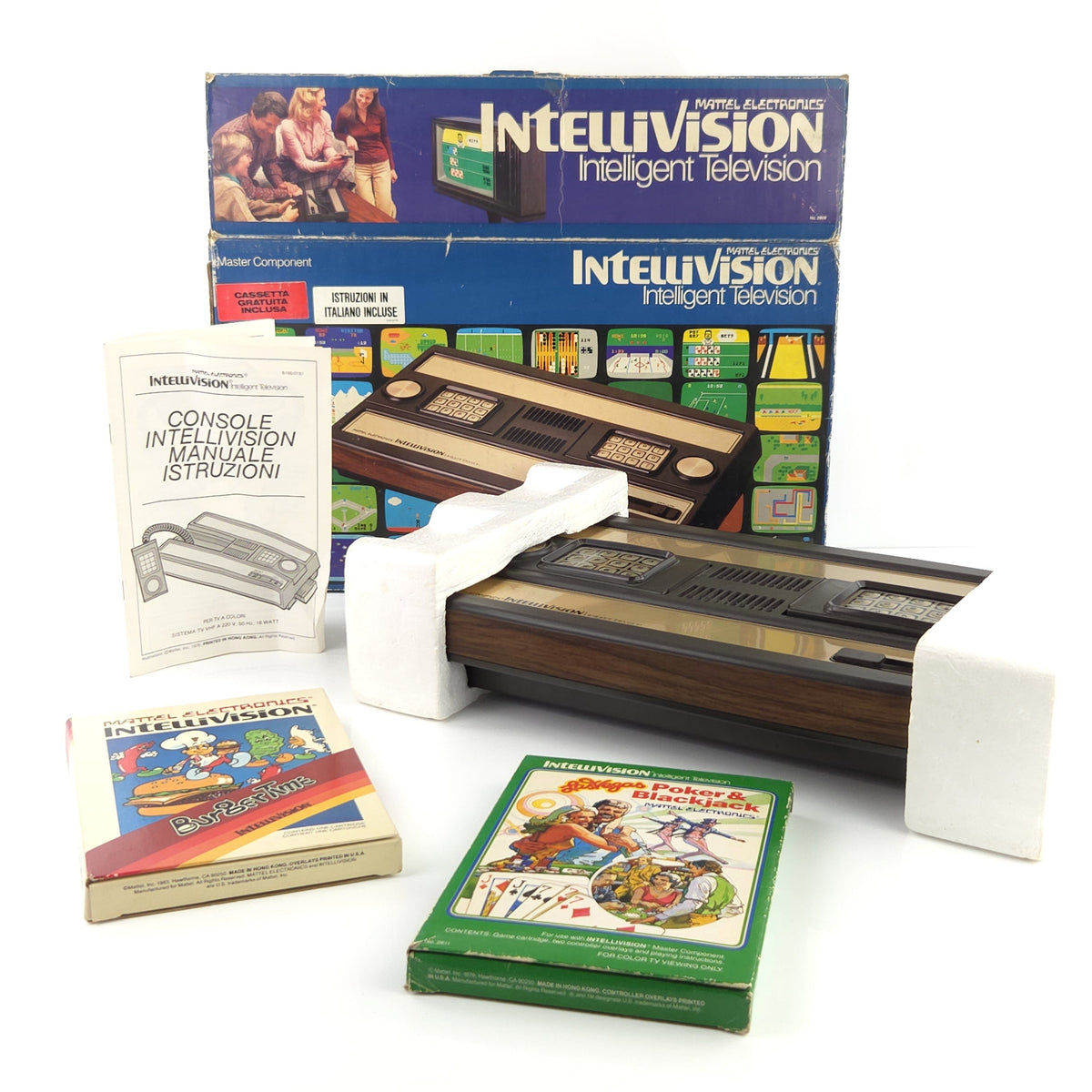 Intellivision Konsole OVP mit zwei Spielen