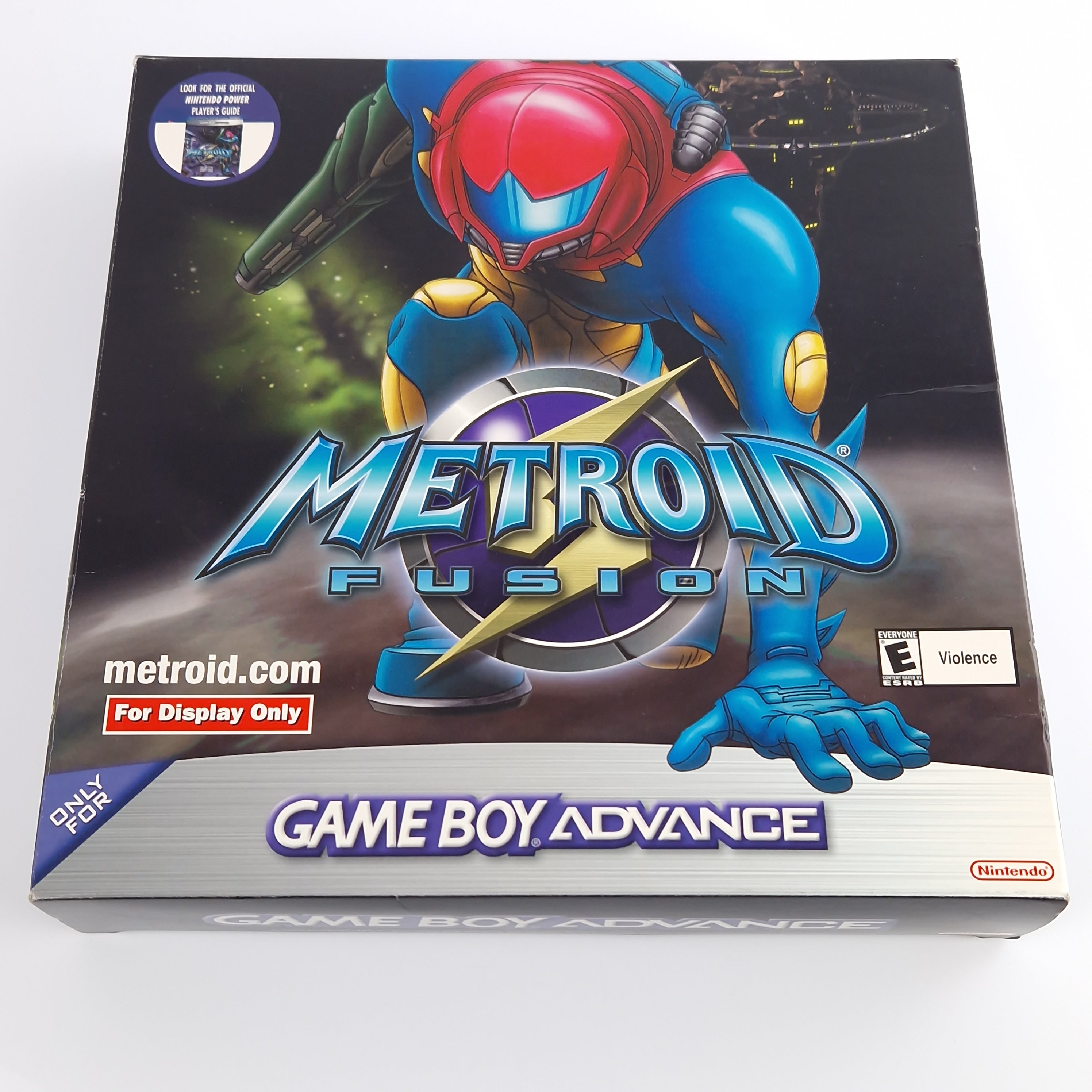 Gameboy Advance Promo Banner – Metroid Fusion Display Box