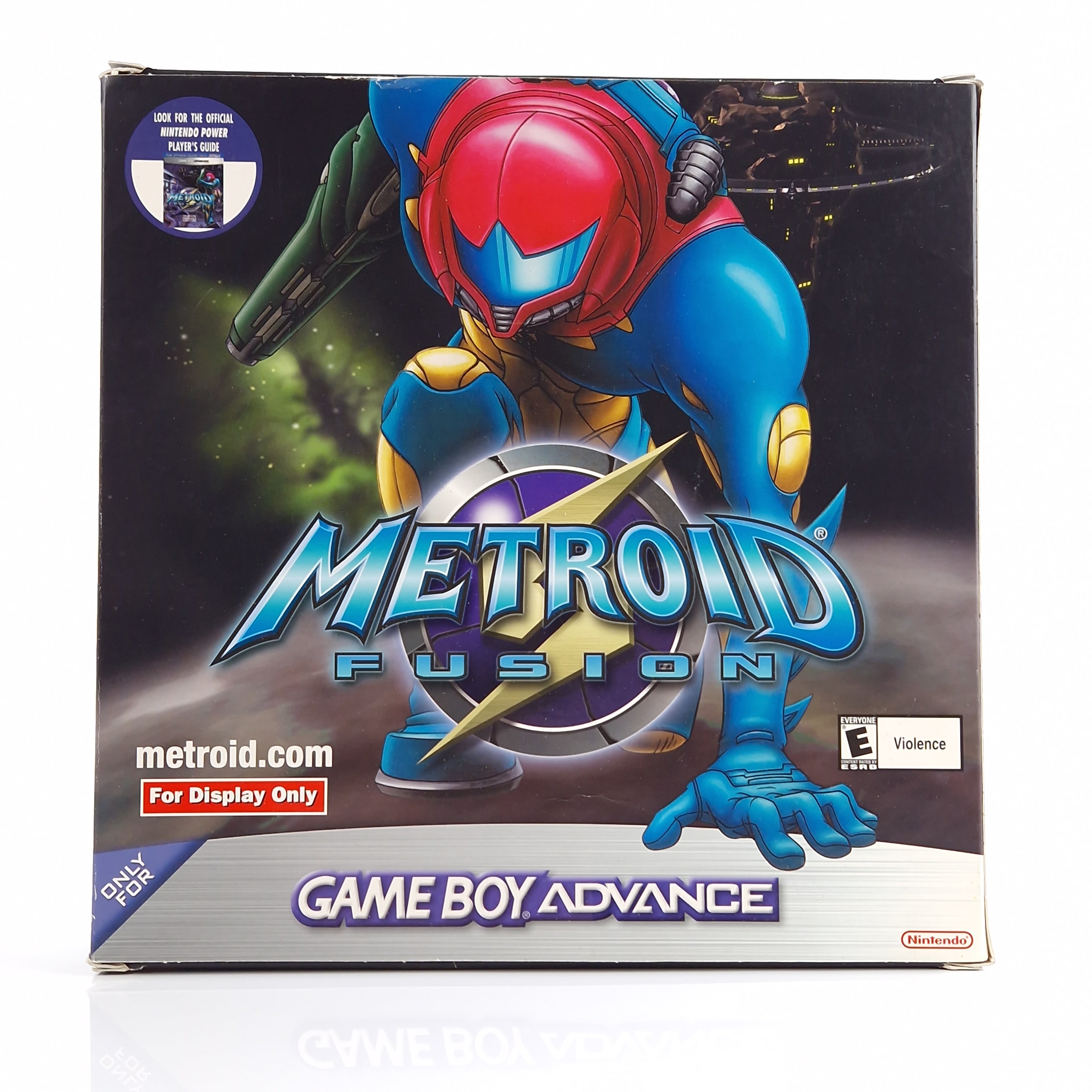 Gameboy Advance Promo Banner – Metroid Fusion Display Box