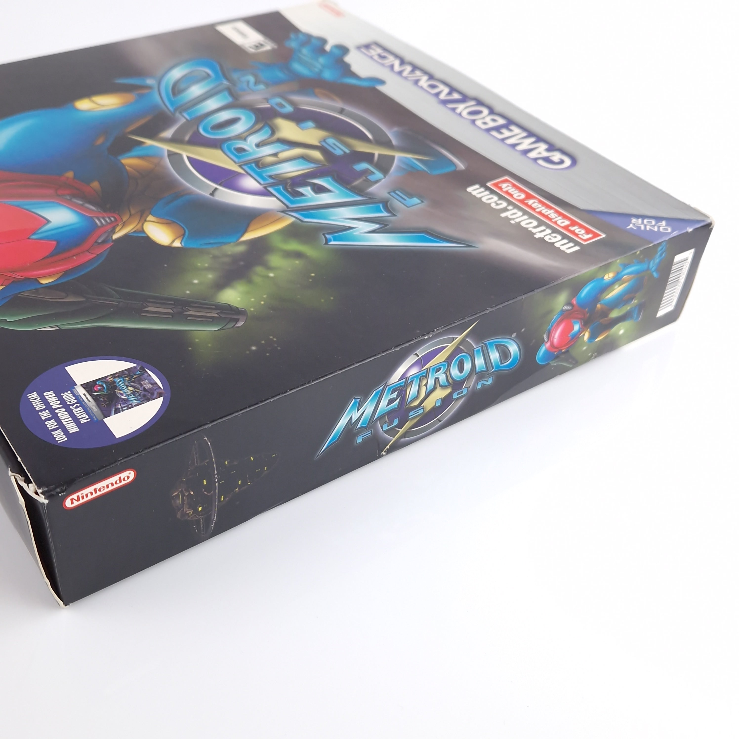 Gameboy Advance Promo Banner – Metroid Fusion Display Box