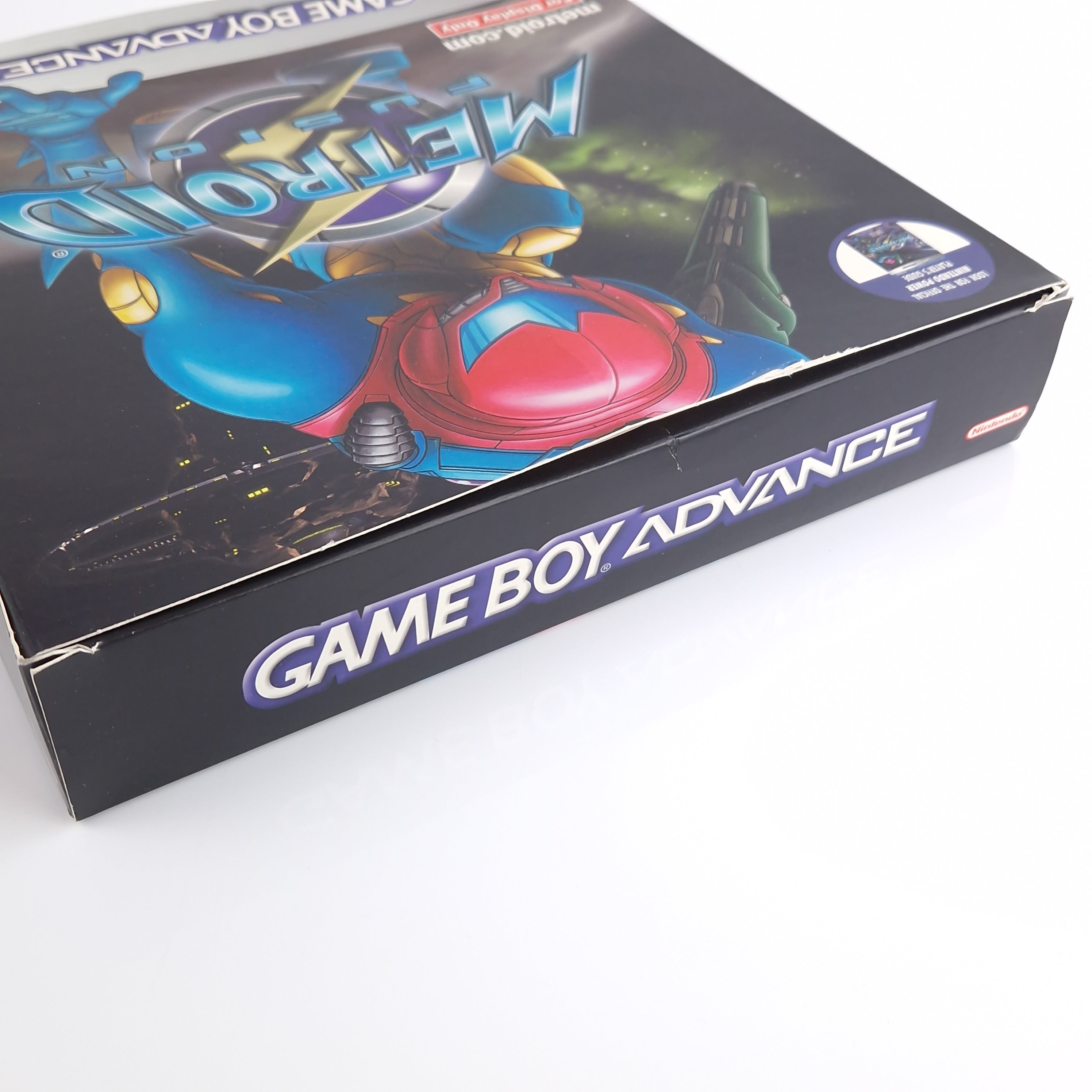 Gameboy Advance Promo Banner – Metroid Fusion Display Box