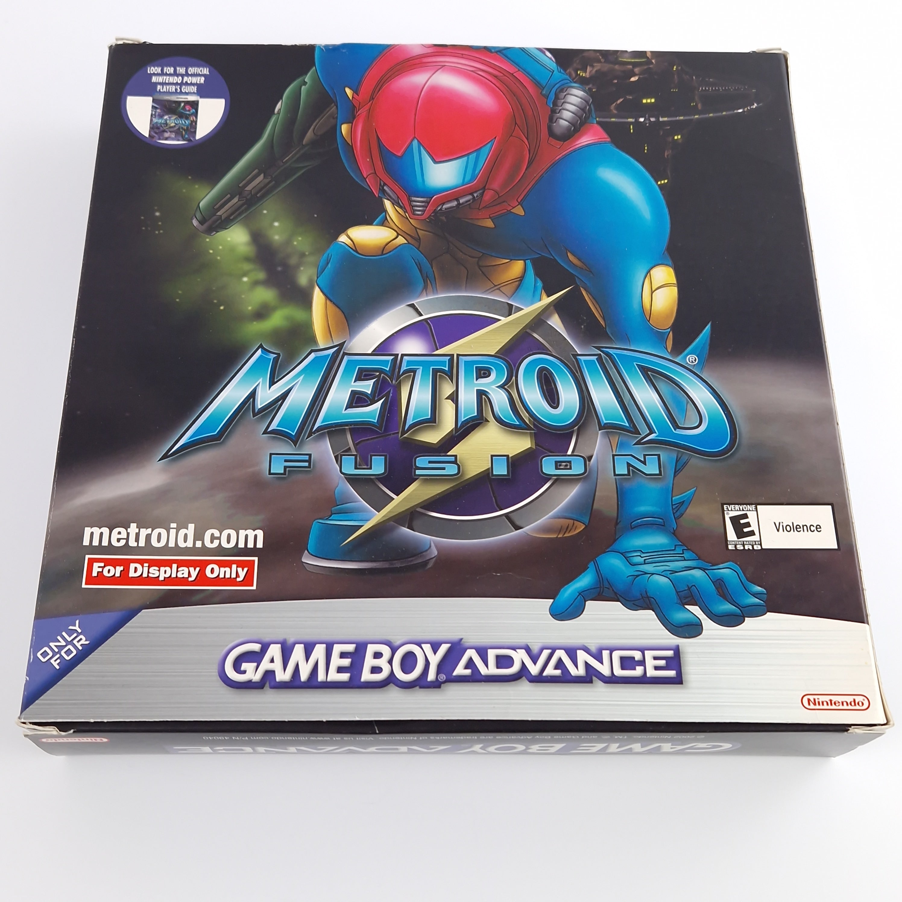 Gameboy Advance Promo Banner – Metroid Fusion Display Box