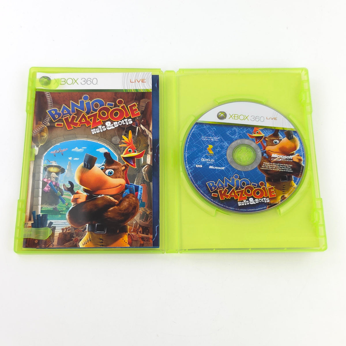 Microsoft Xbox 360 Spiel: Banjo-Kazooie Nuts & Bolts - CD Anleitung OVP (DE PAL)