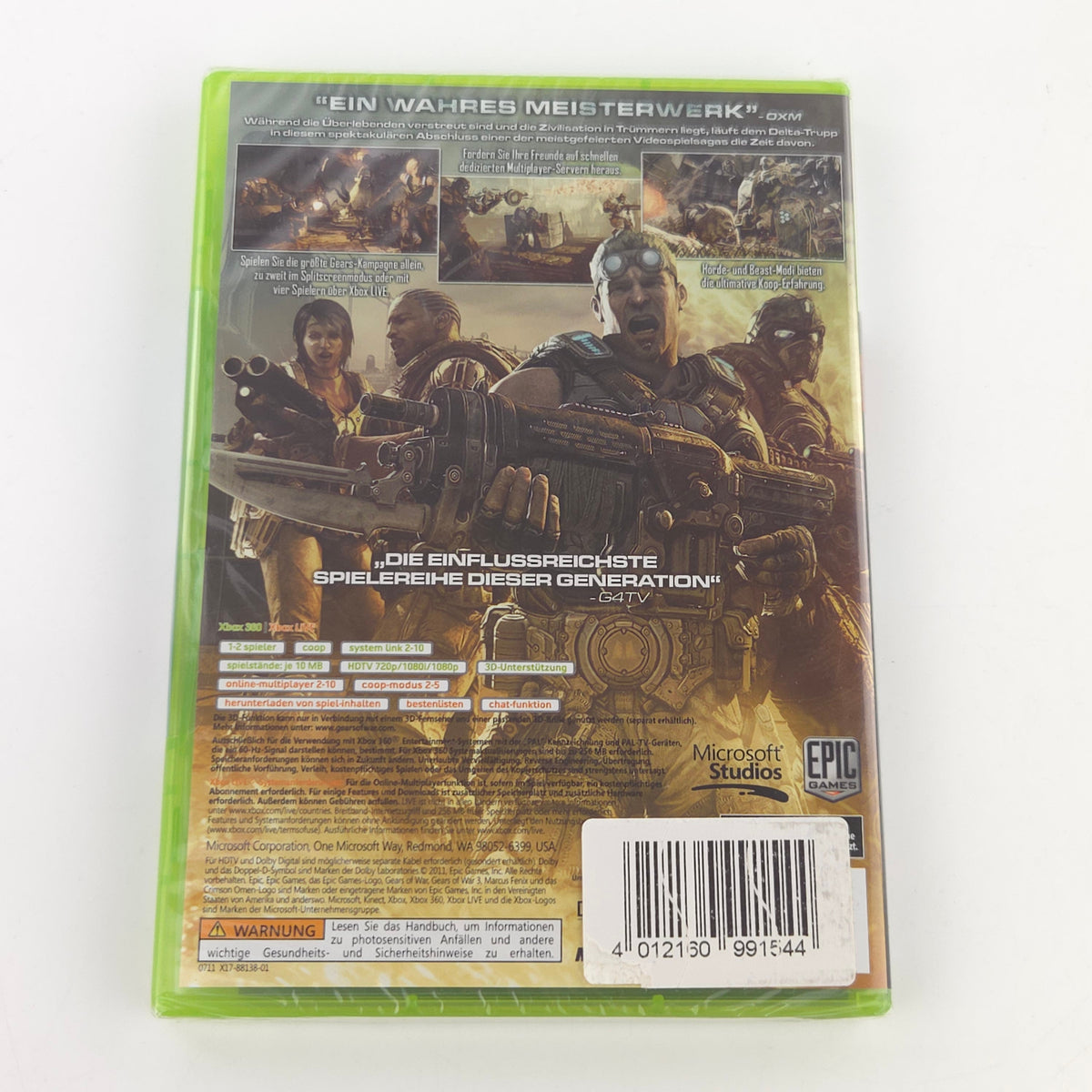 Xbox 360 Spiel Gears of War 3 Neu OVP