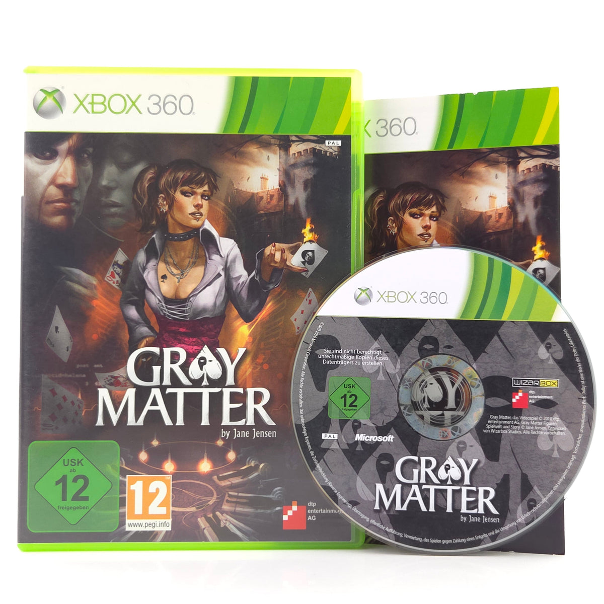 Xbox 360 Spiel Gray Matter Jane Jensen OVP PAL