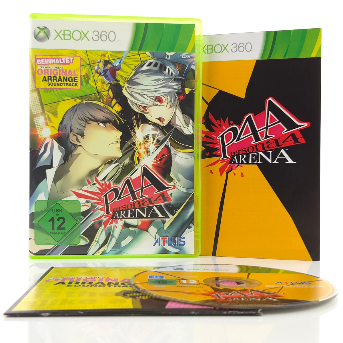 Xbox 360 Spiel Persona 4 Arena Soundtrack OVP DE