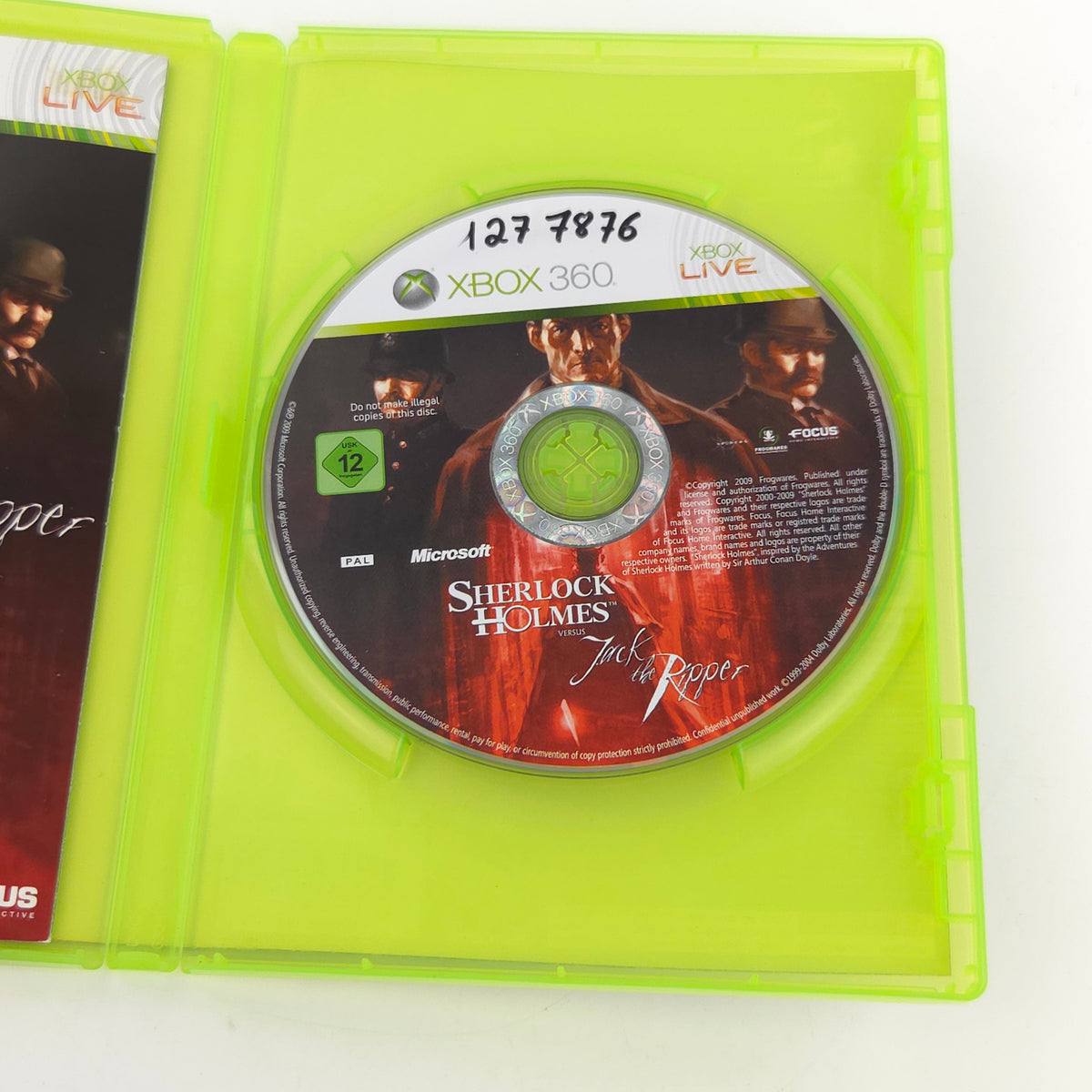 Xbox 360 Spiel Sherlock Holmes jagt Jack the Ripper