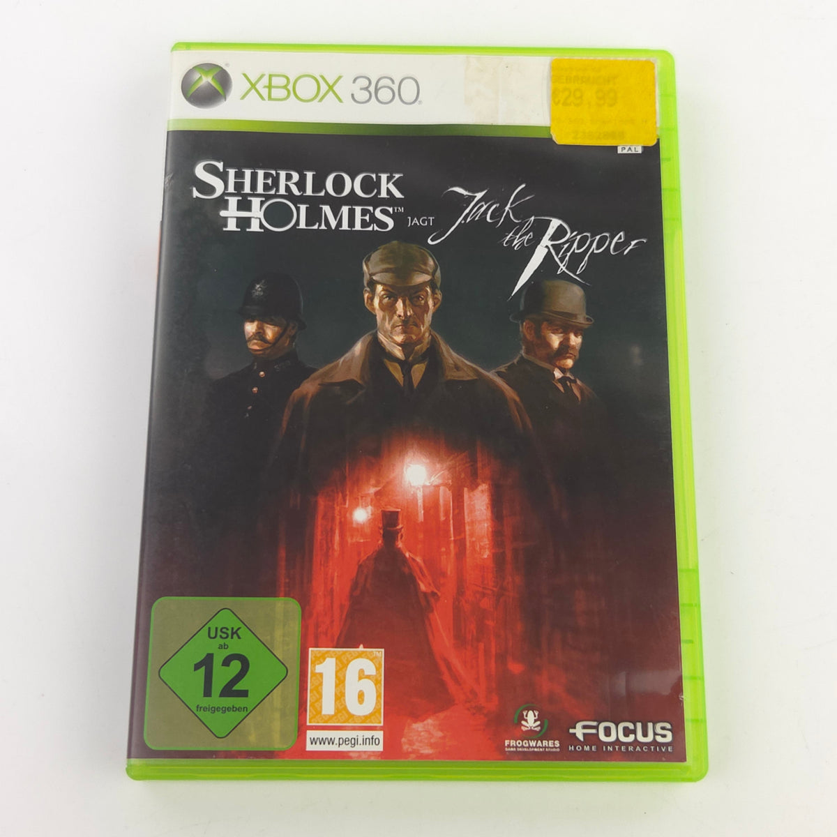 Xbox 360 Spiel Sherlock Holmes jagt Jack the Ripper