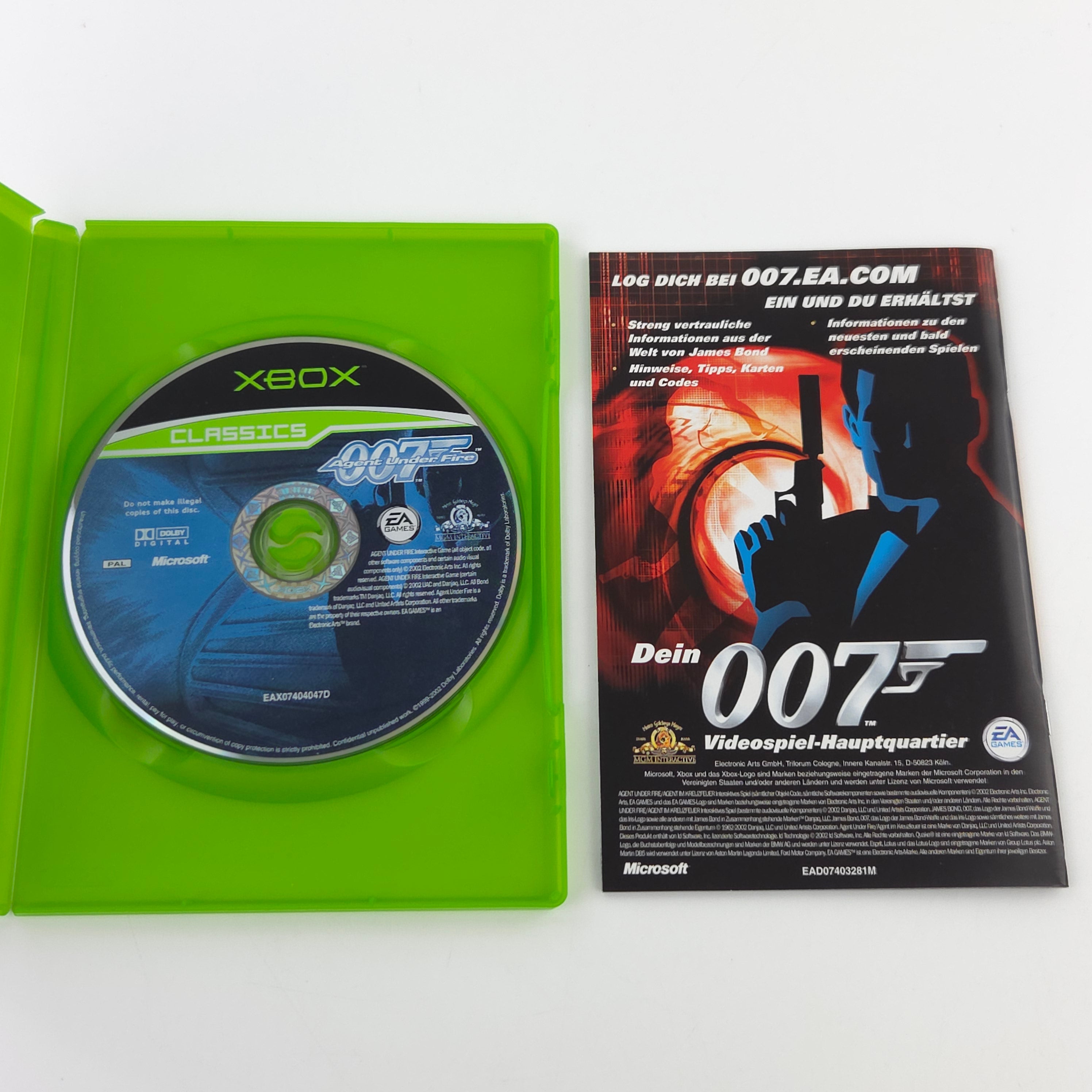 Xbox Classic Spiel – 007 Agent im Kreuzfeuer (OVP)